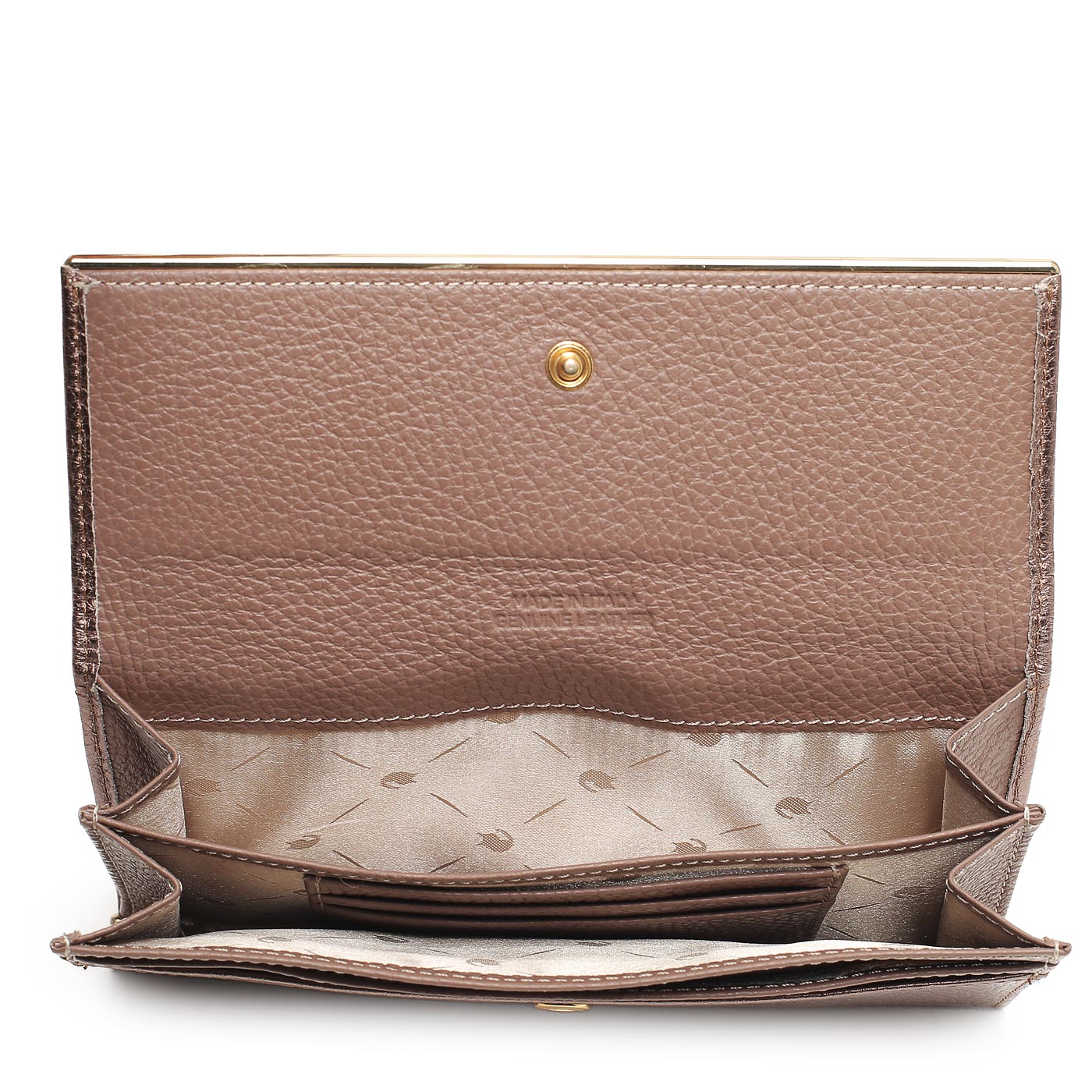 Женское кожаное портмоне с откидным клапаном Chatte Amelie shine