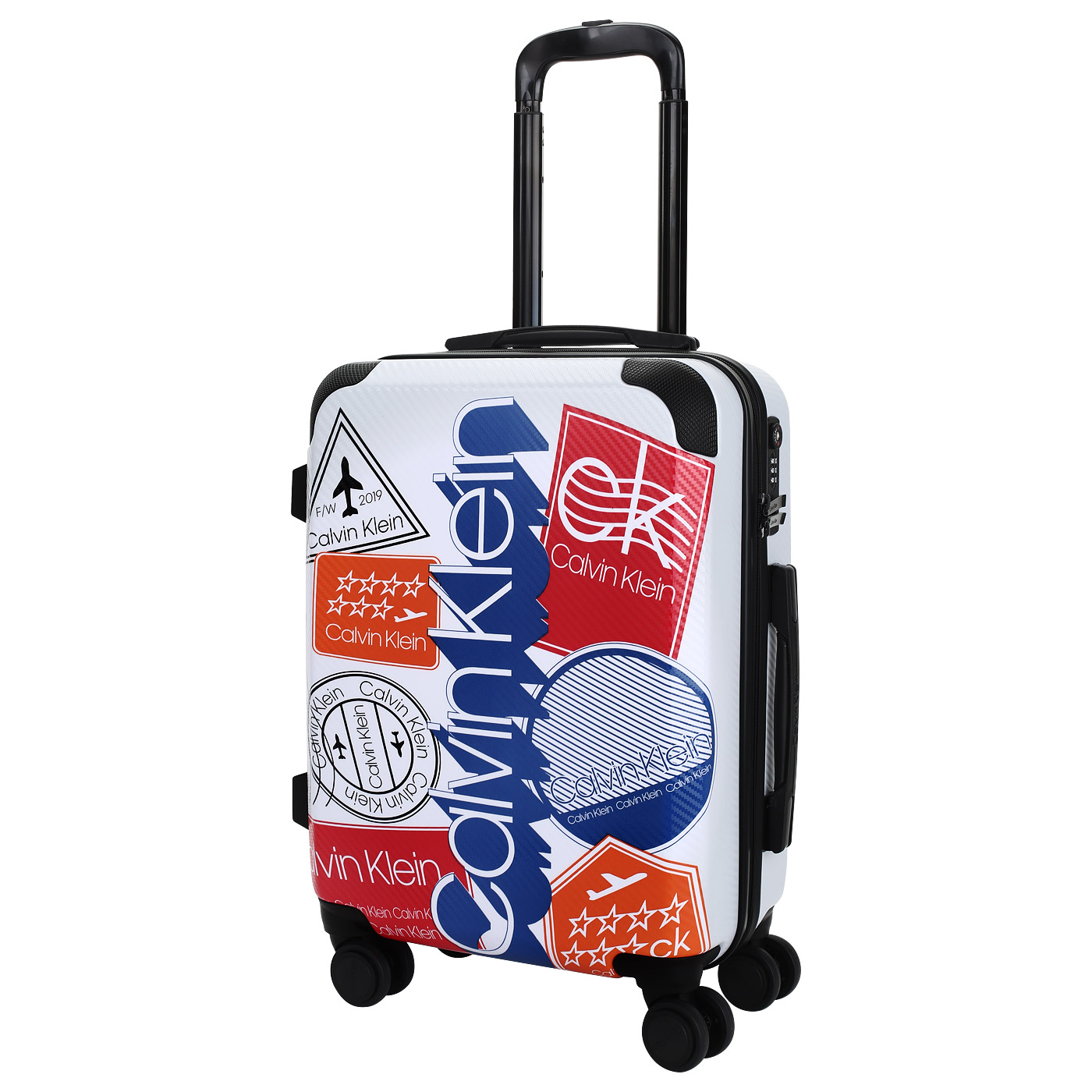 Calvin Klein Чемодан маленький S из ABS-пластика с кодовым замком