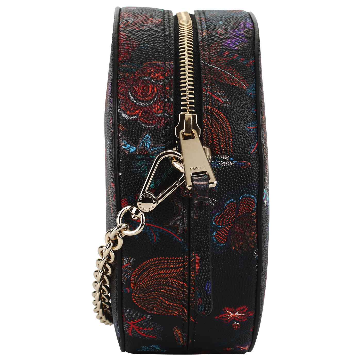 Круглая сумка с принтом Furla Swing