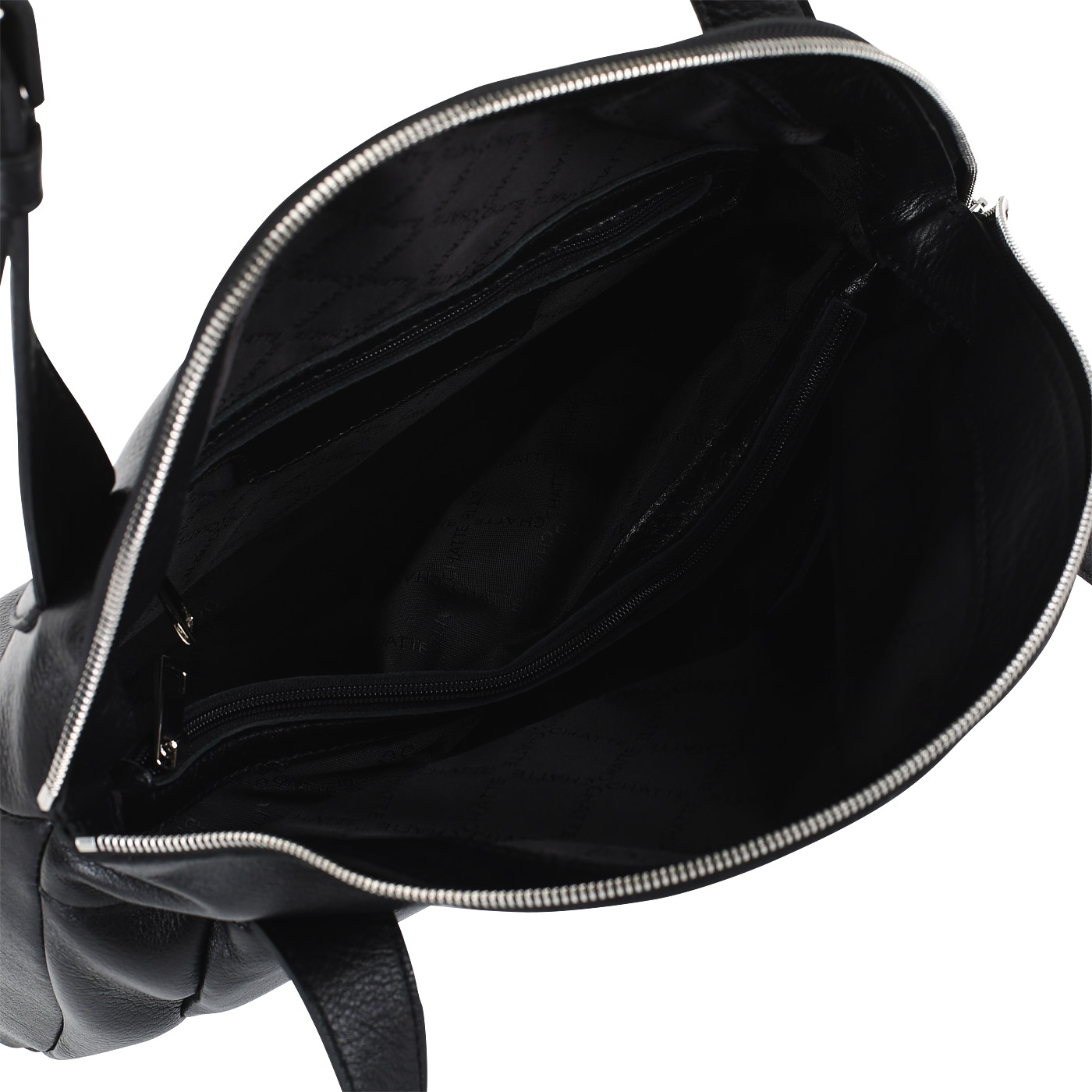 Вместительная кожаная сумка Chatte 