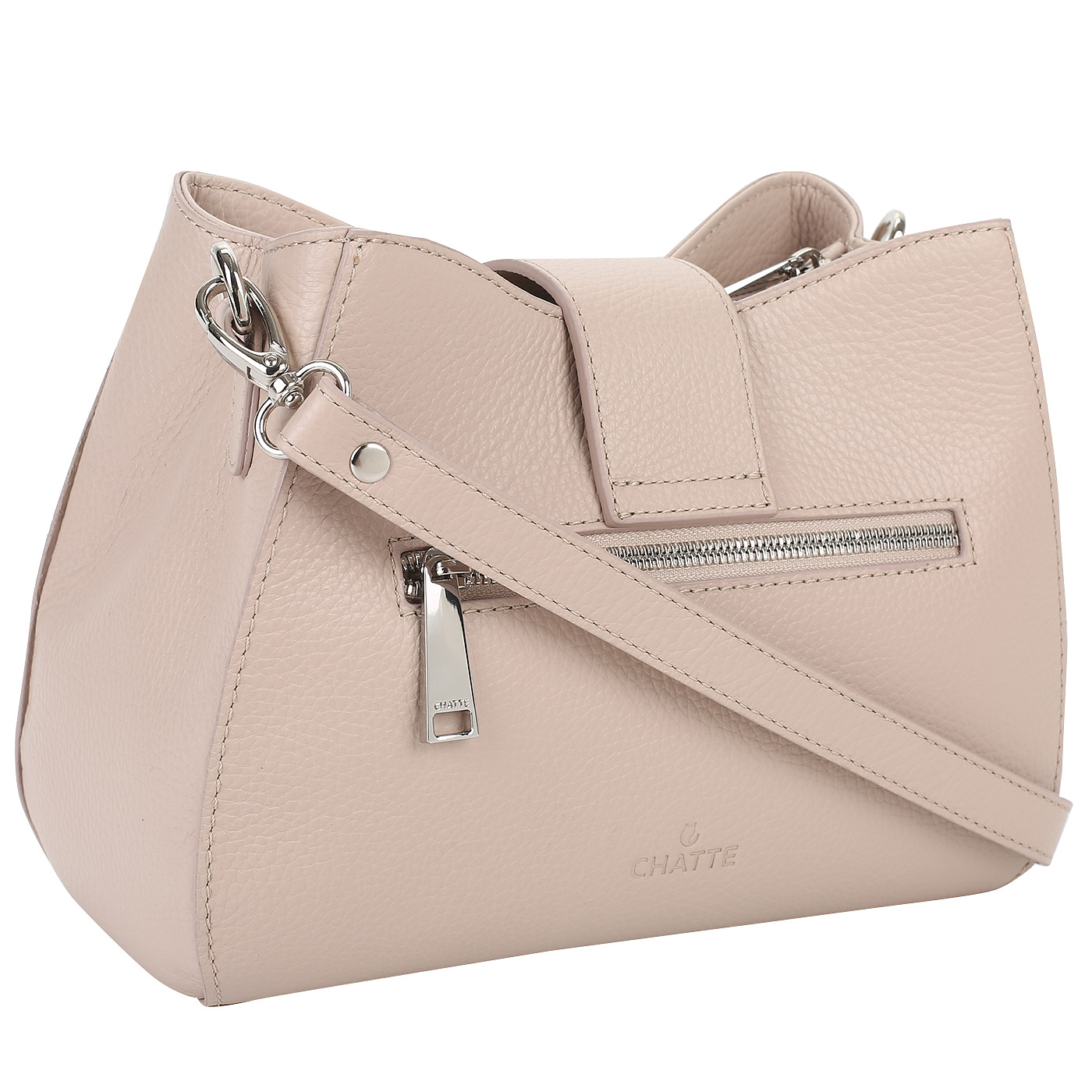 Сумка из зернистой кожи Chatte 