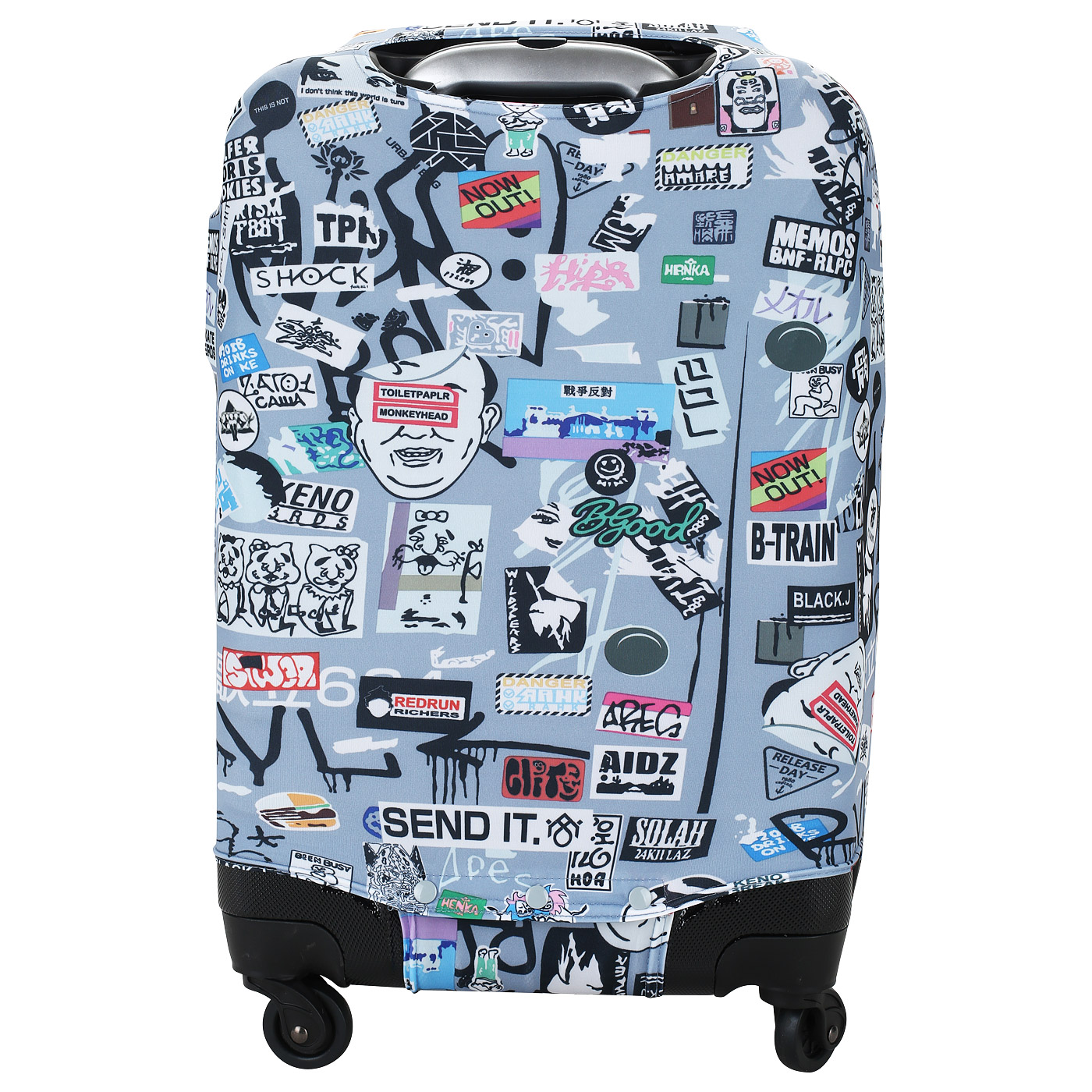 Чехол для компактного чемодана с принтом Eberhart Trevel Marks