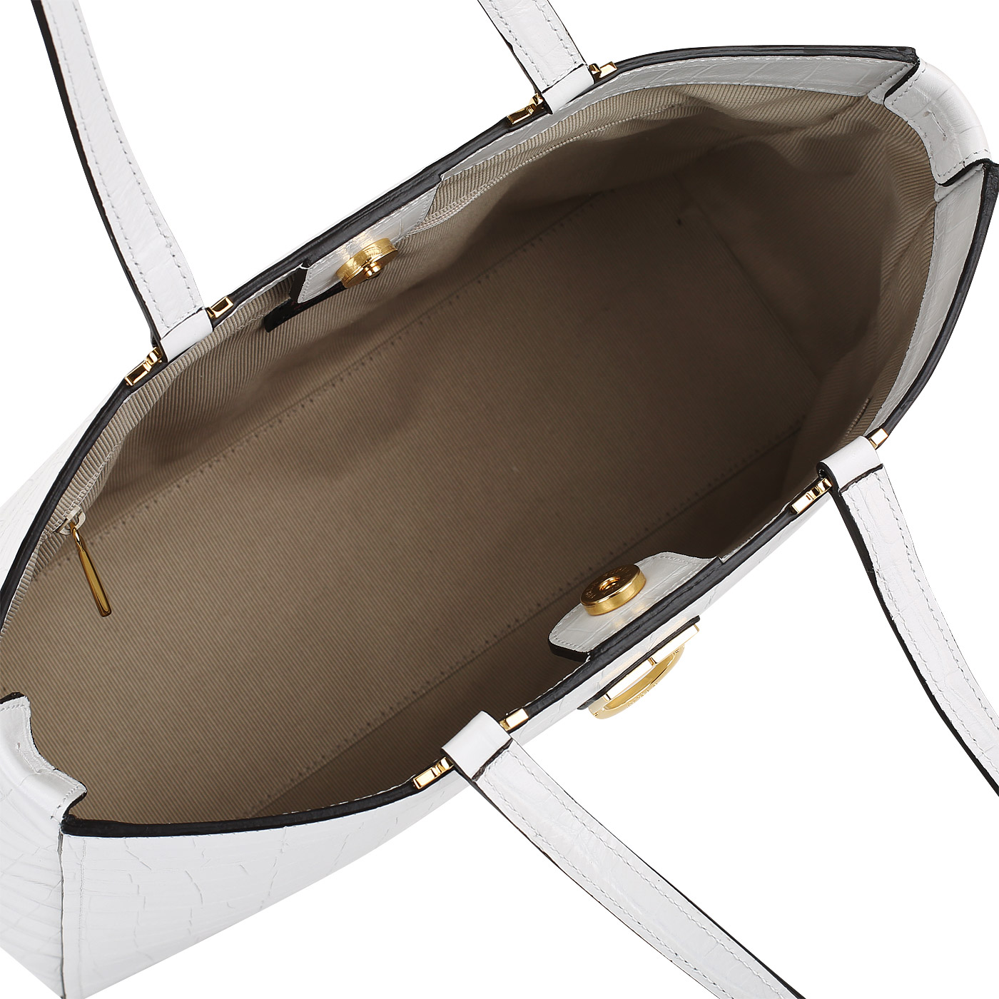 Кожаная сумка на магнитной кнопке Furla Belvedere