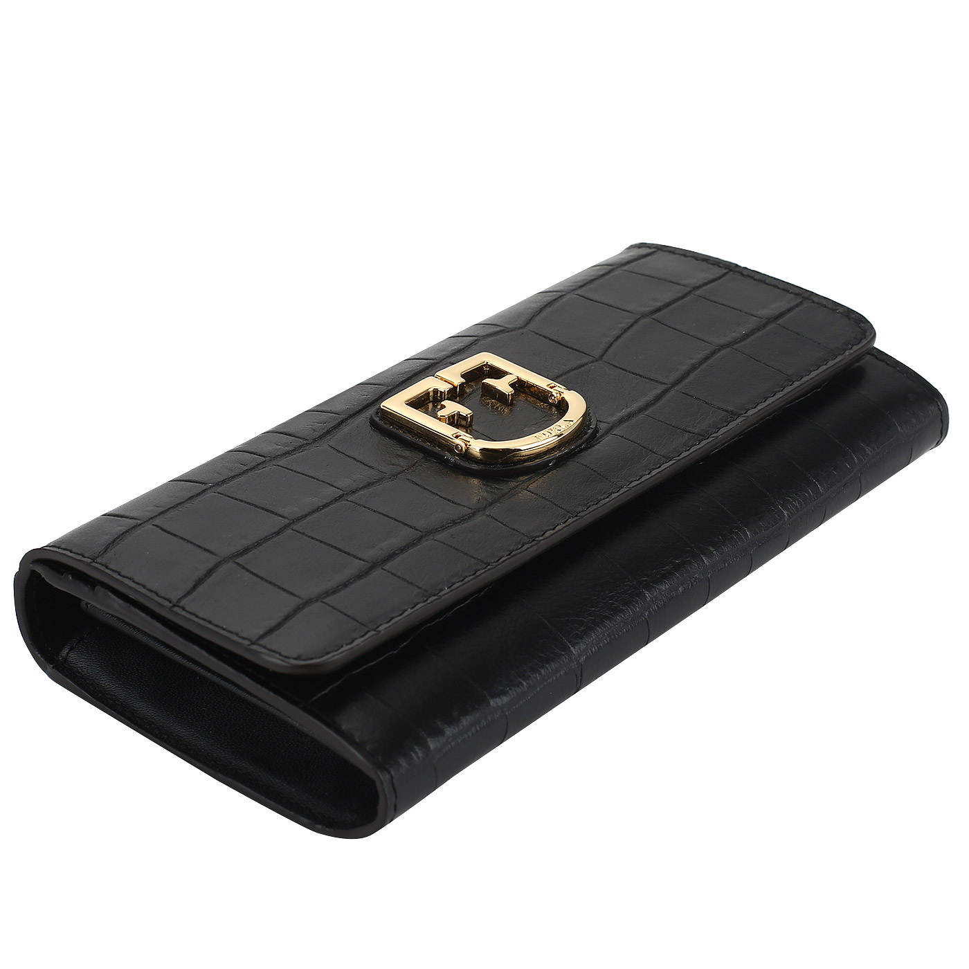 Портмоне с отделкой под крокодила Furla Belvedere