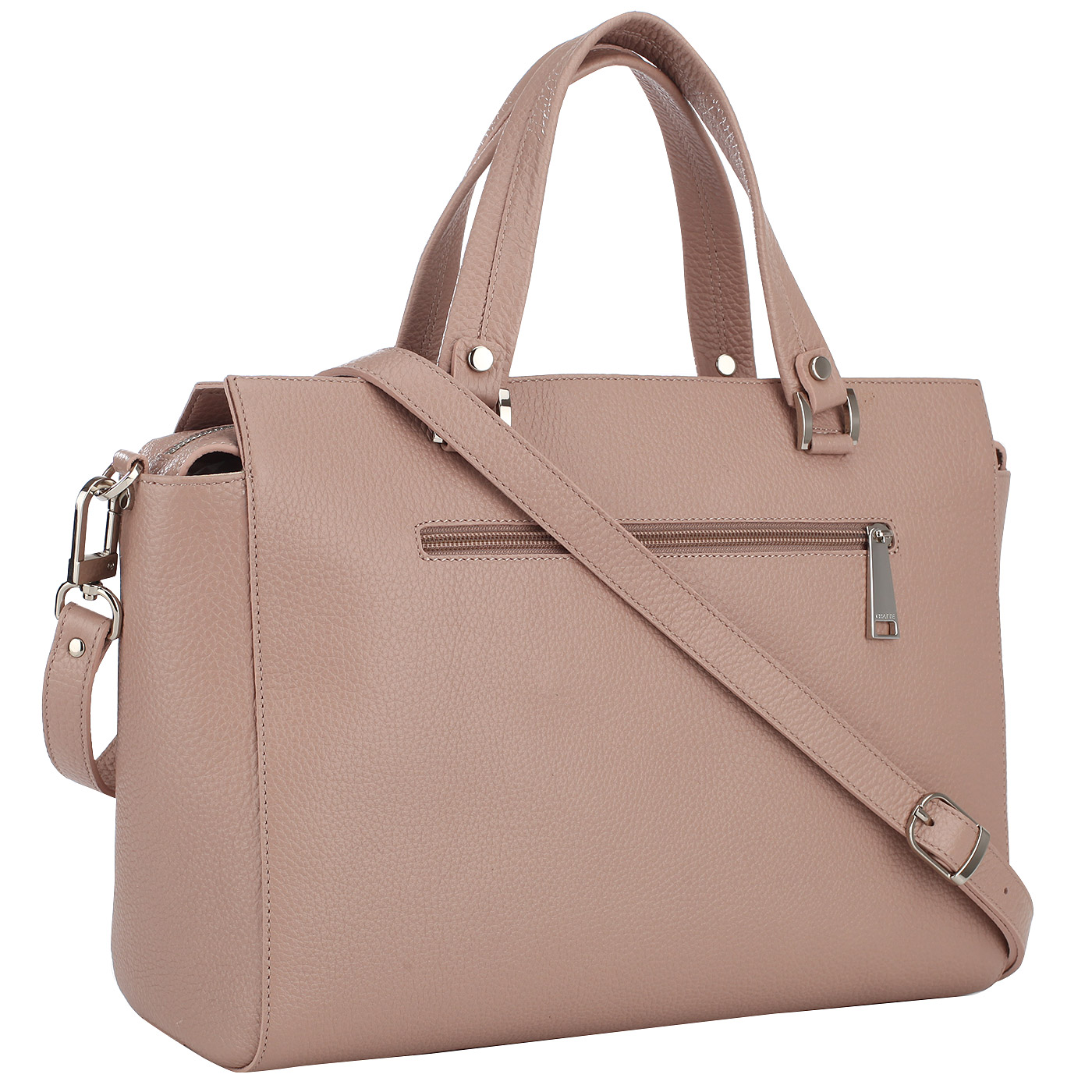 Классическая кожаная сумка Chatte 