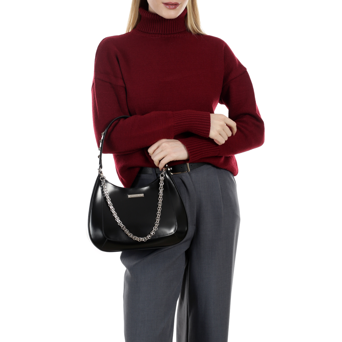 Кожаная сумка Cromia Alida