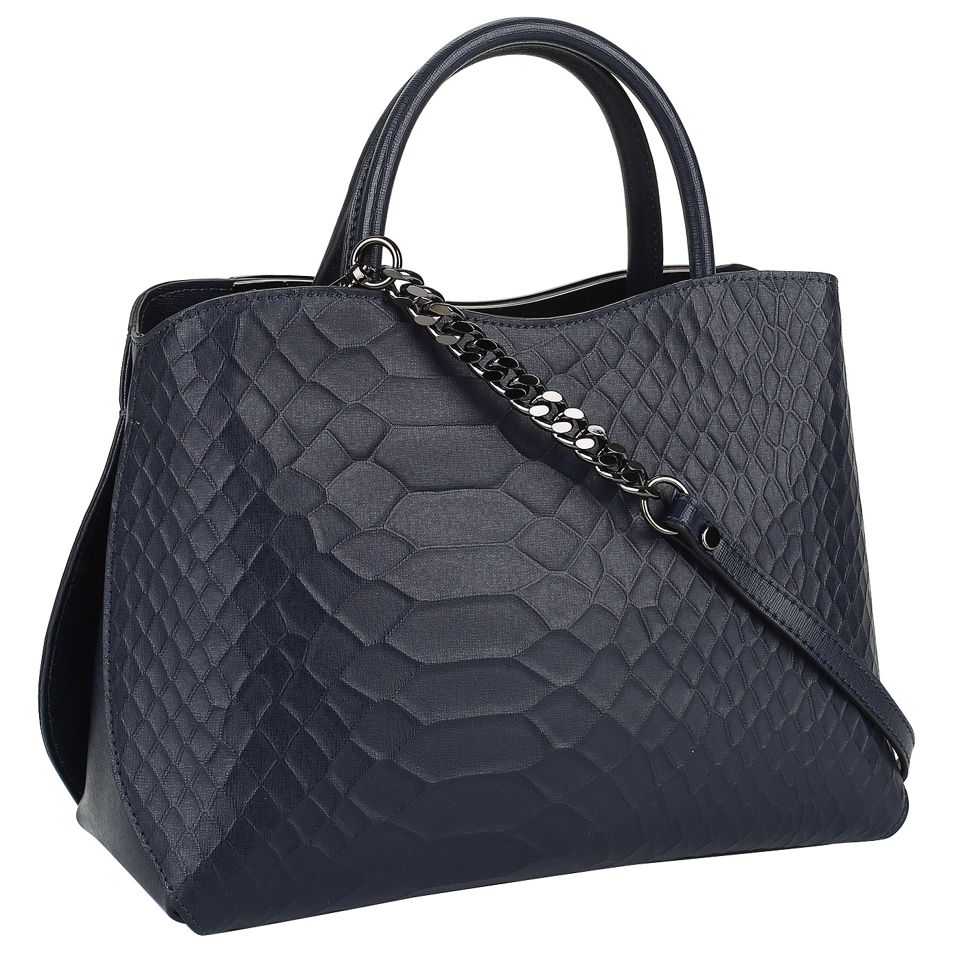 Сафьяновая сумка с ремешком Ripani Kenzia