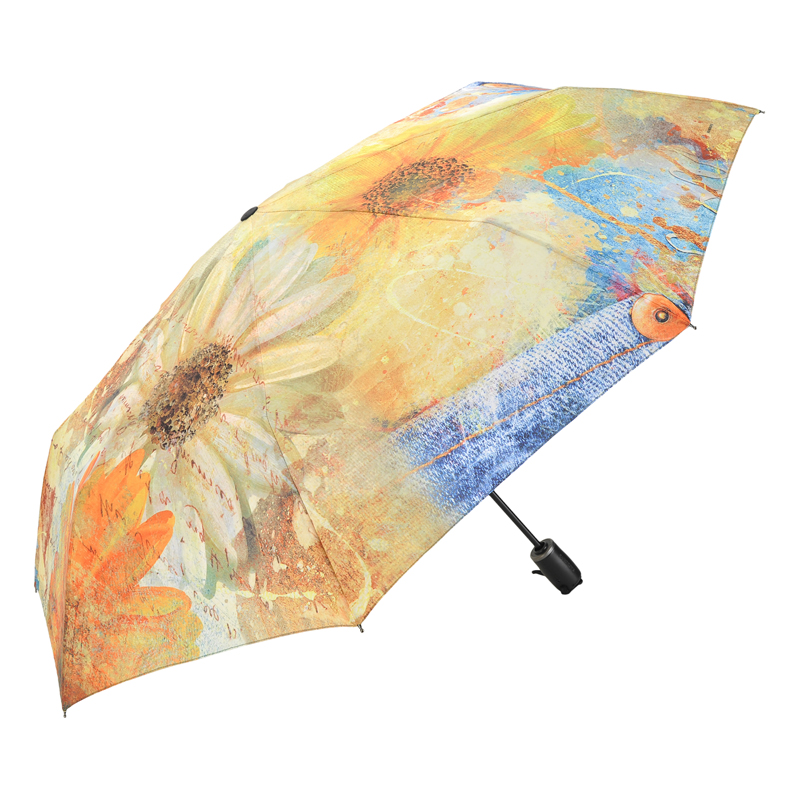 Raindrops Складной зонт с принтом