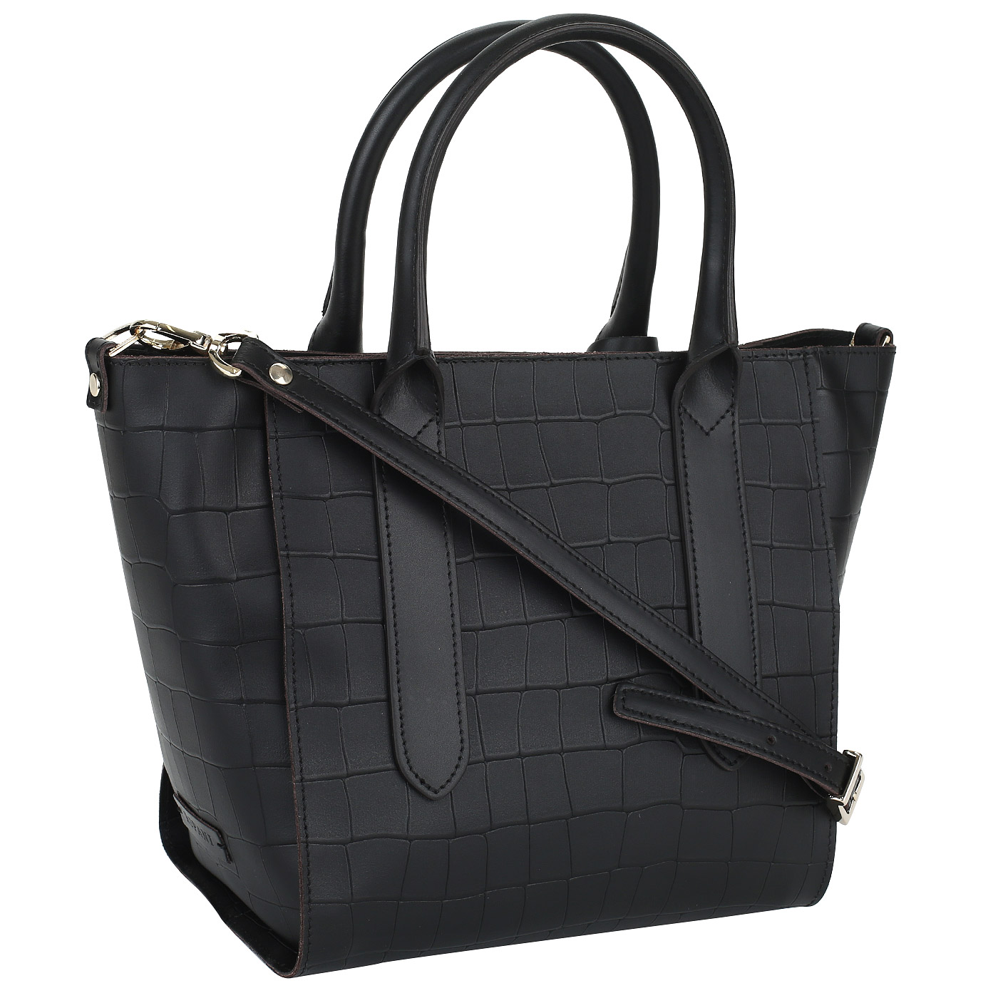 Сумка-трапеция из кожи Ripani Cannella