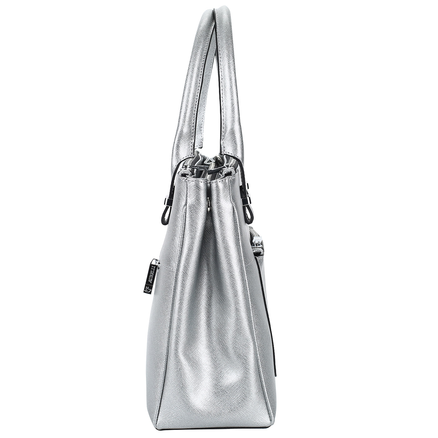 Женская сумка с тремя отделами Aurelli Saffiano