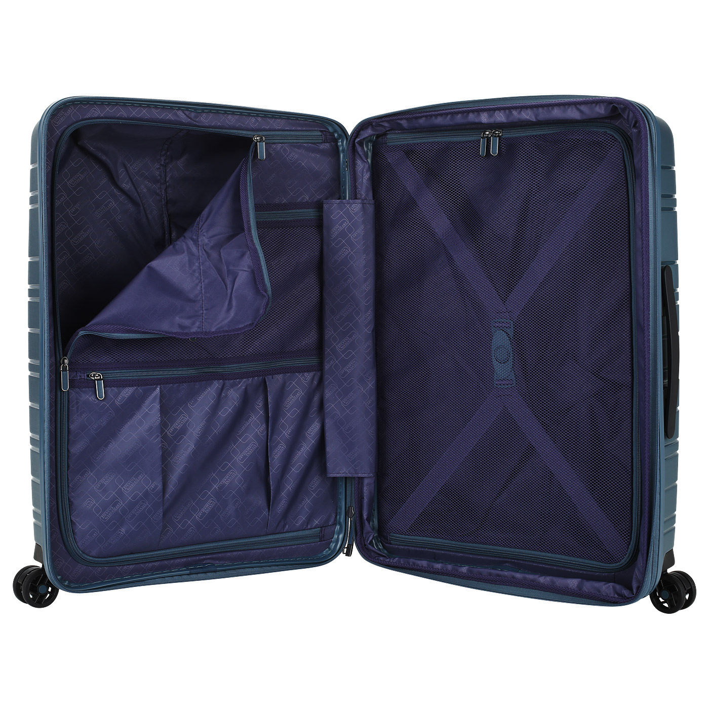 Чемодан средний M из полипропилена с кодовым замком Stevens Cruise