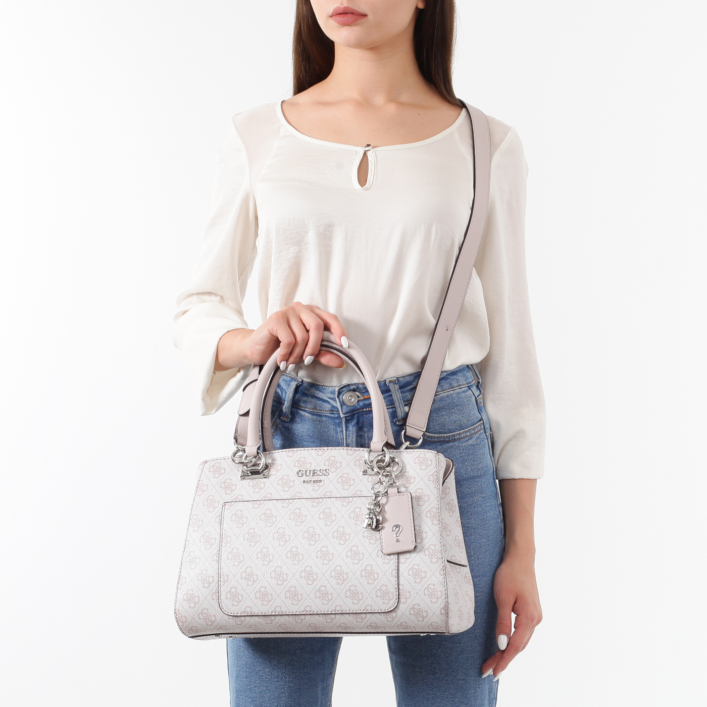 Сумка со съемным брелоком Guess Kathryn