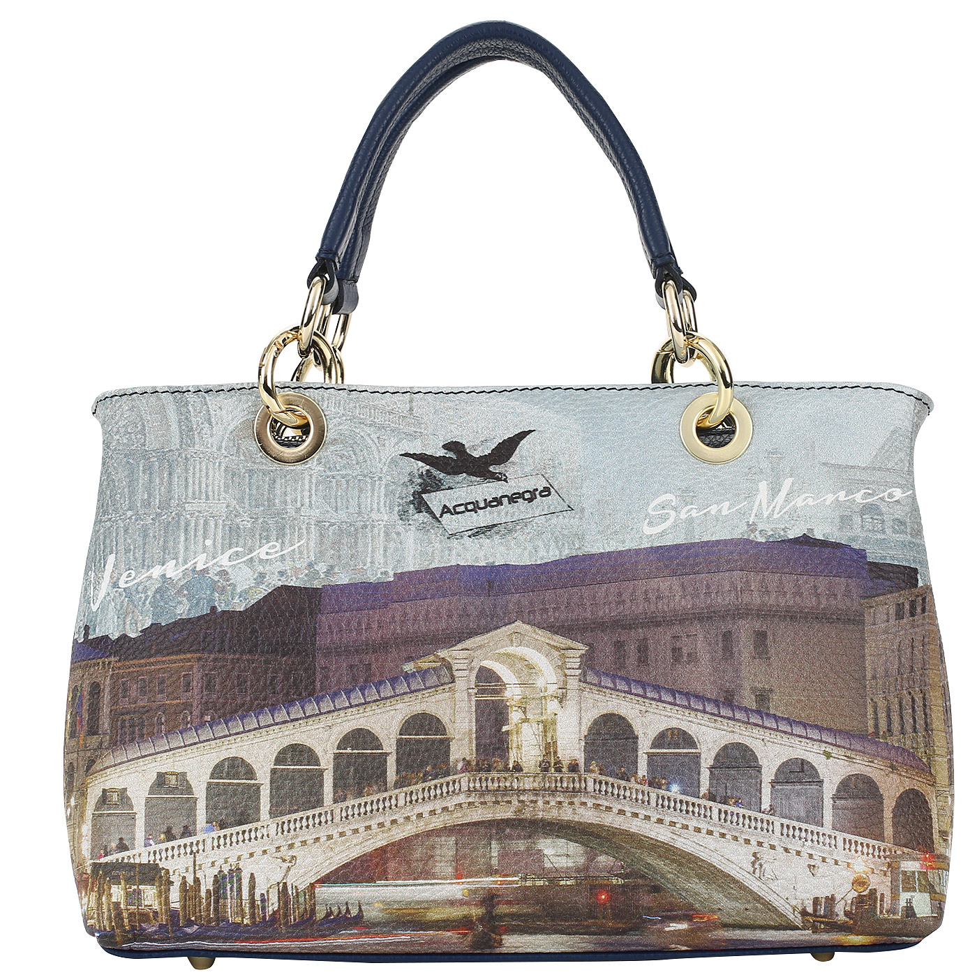 Acquanegra Кожаная сумка с двумя отделами