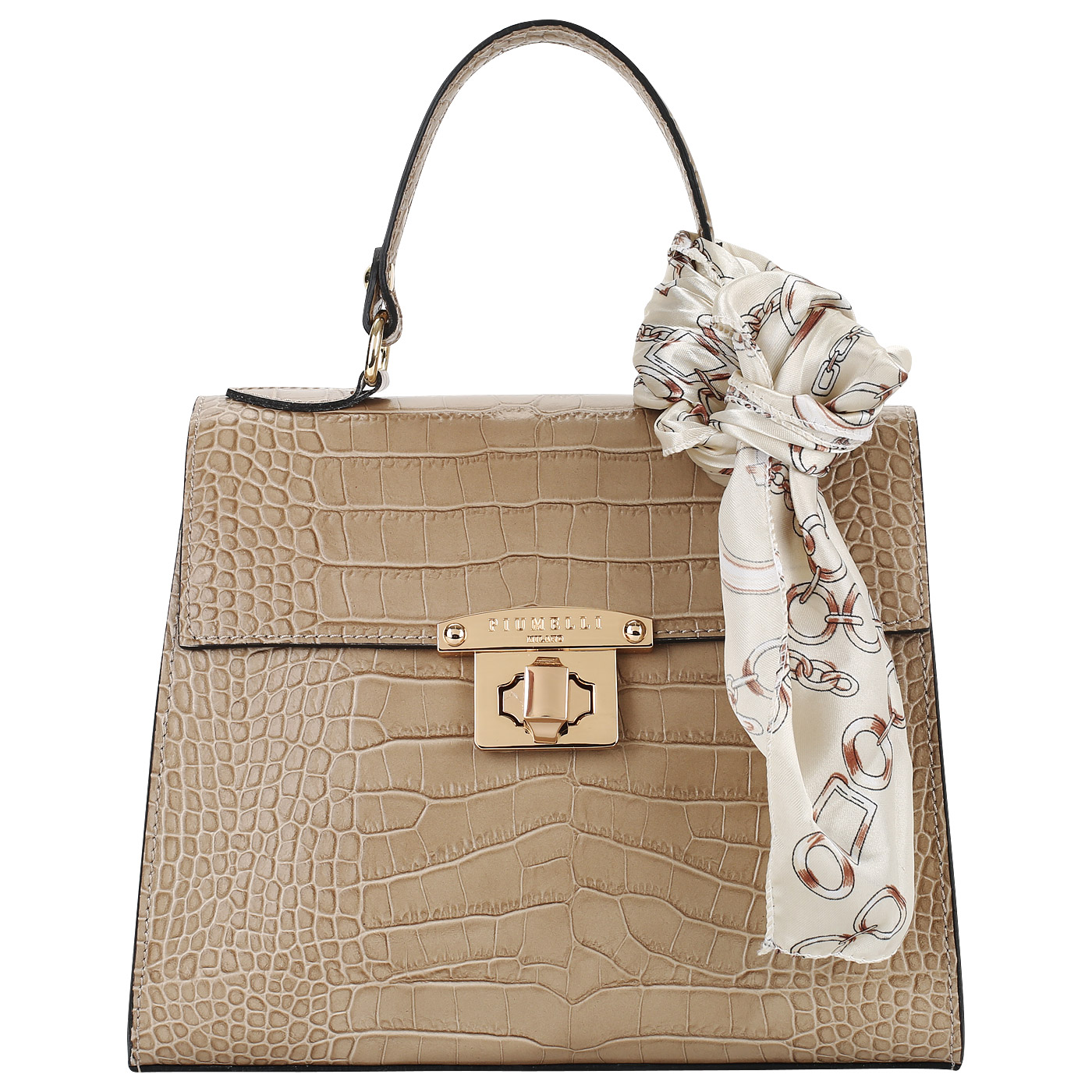 Piumelli Сумочка с отделкой под крокодила