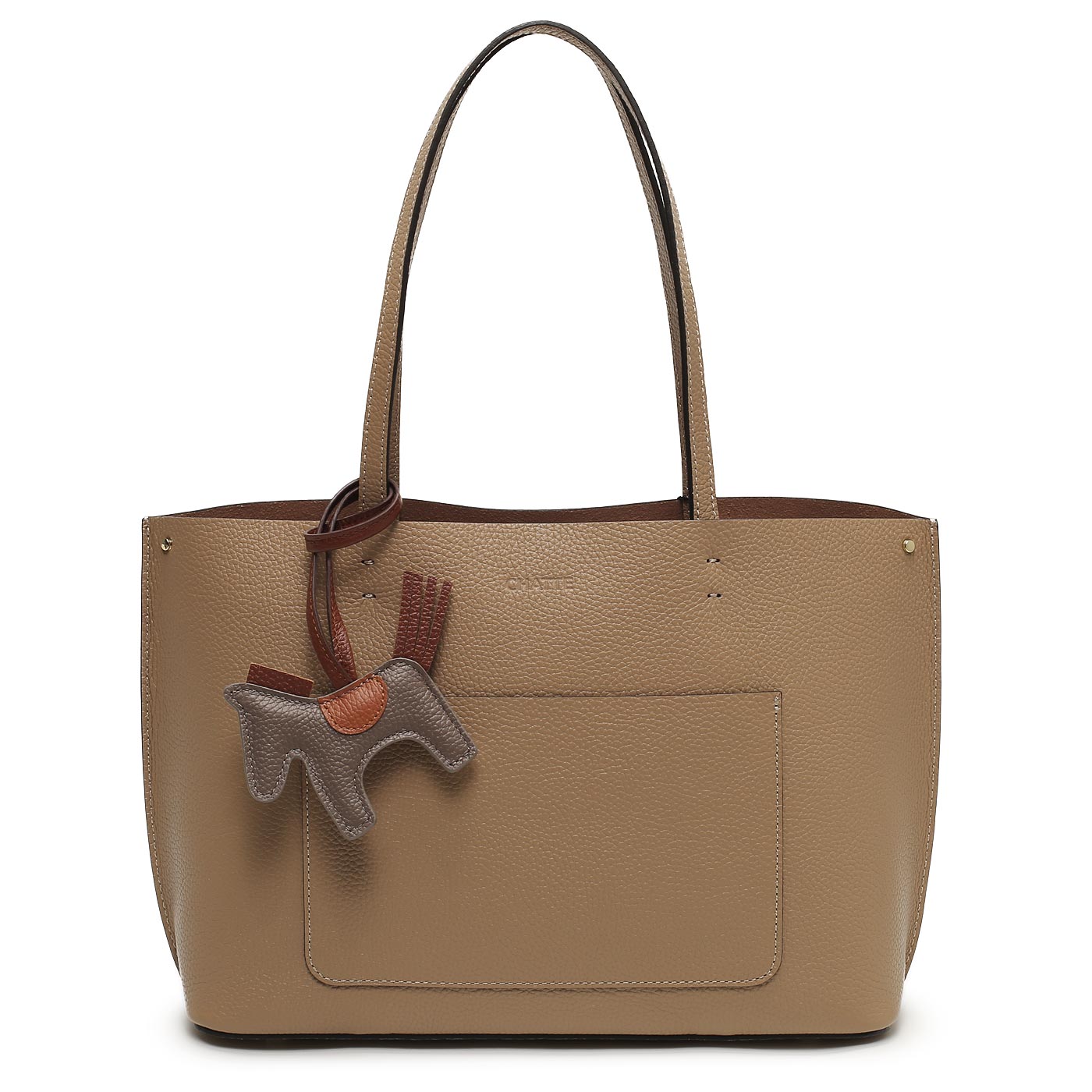 Кожаный брелок Chatte Marseille