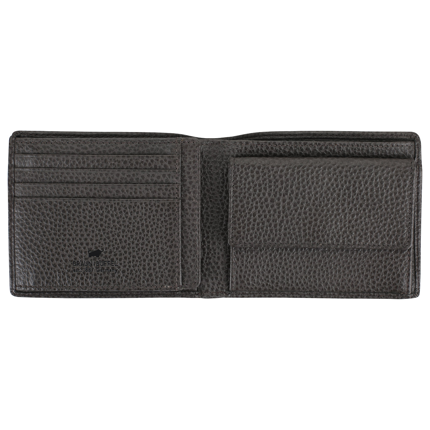 Кошелек из зернистой кожи Braun Buffel Turin