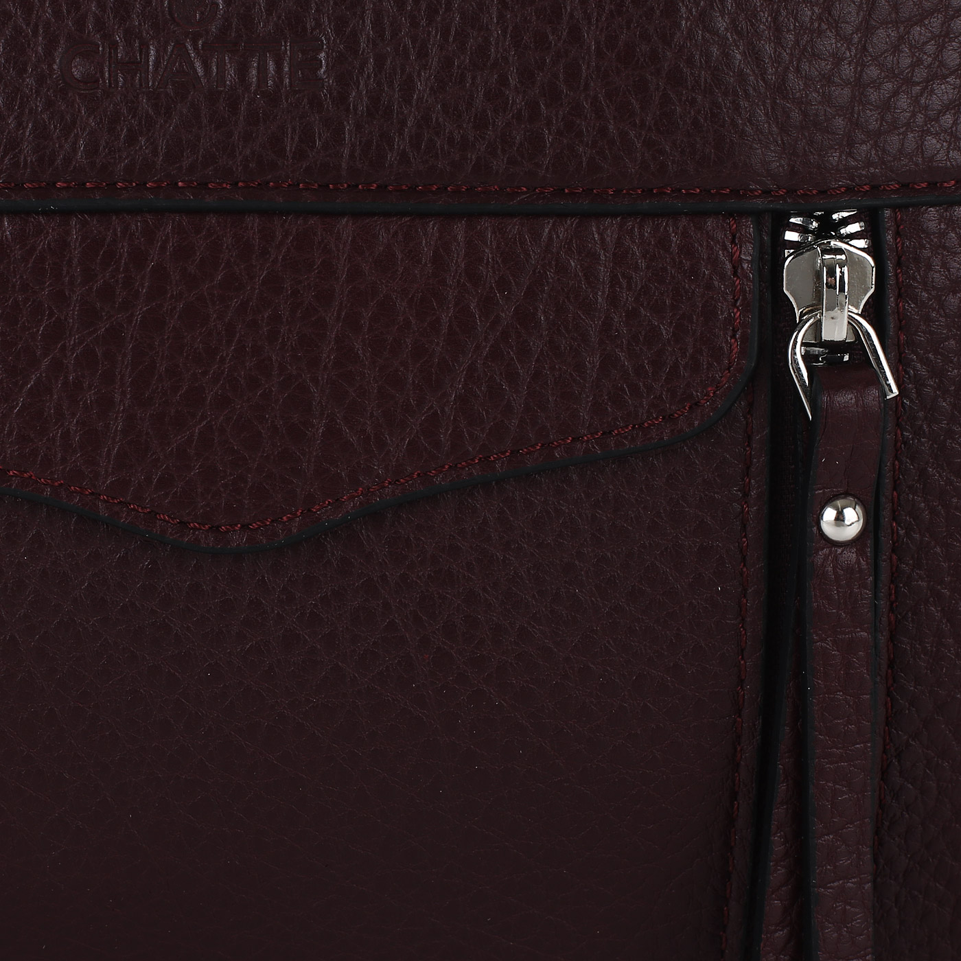 Бордовая сумка Chatte Marseille