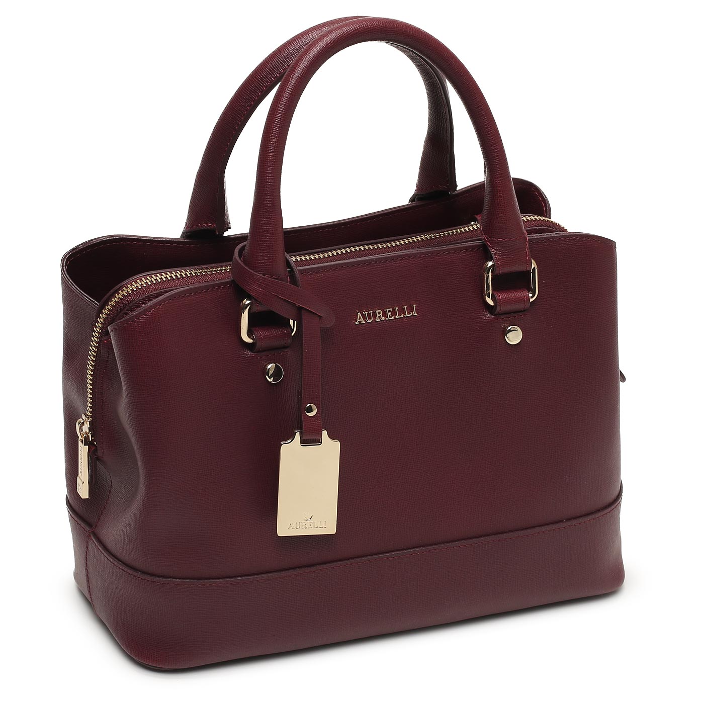 Кожаная сумка Aurelli Saffiano