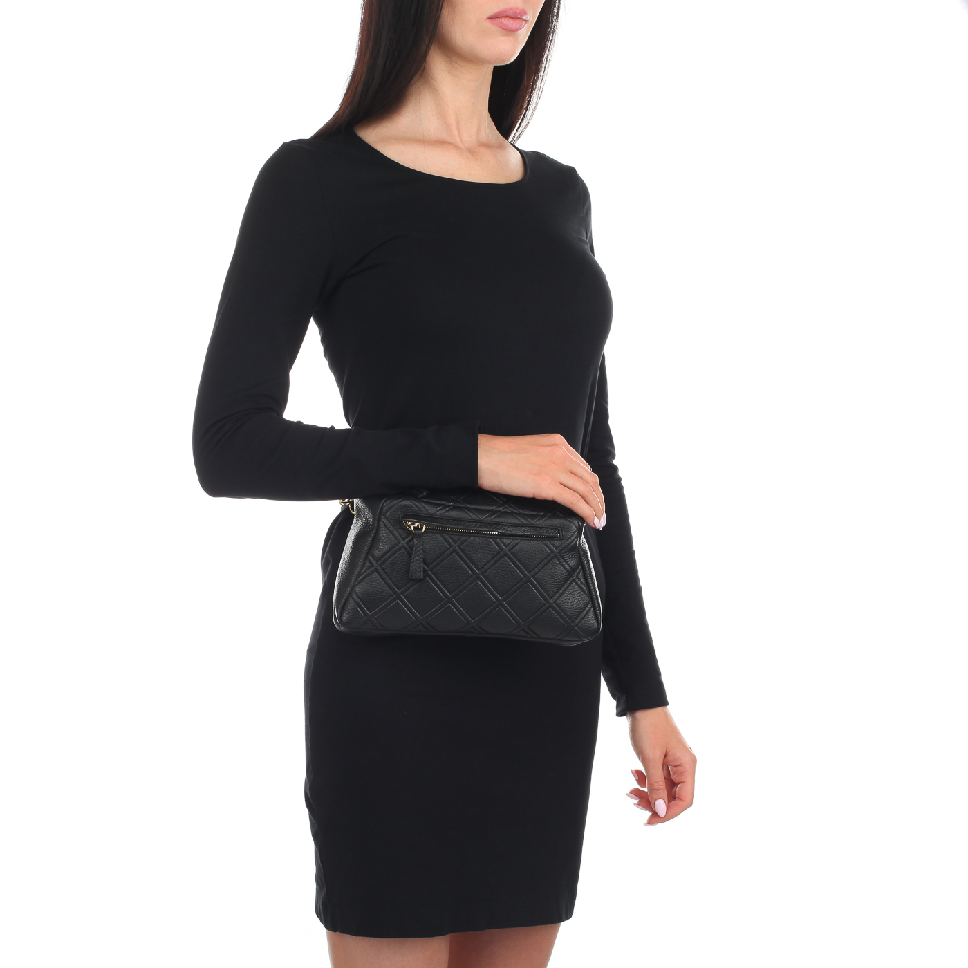 Стеганая поясная сумочка Bruno Rossi 