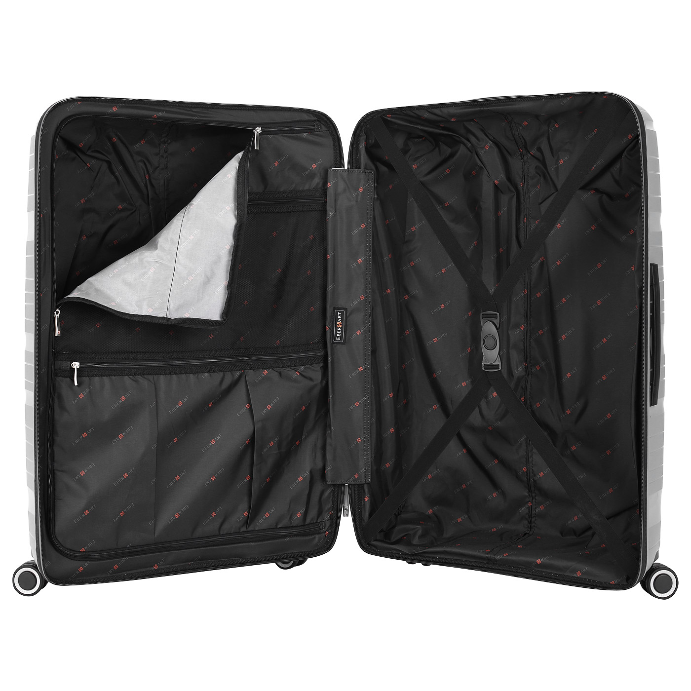 Чемодан большой L из полипропилена с кодовым замком Eberhart Flash