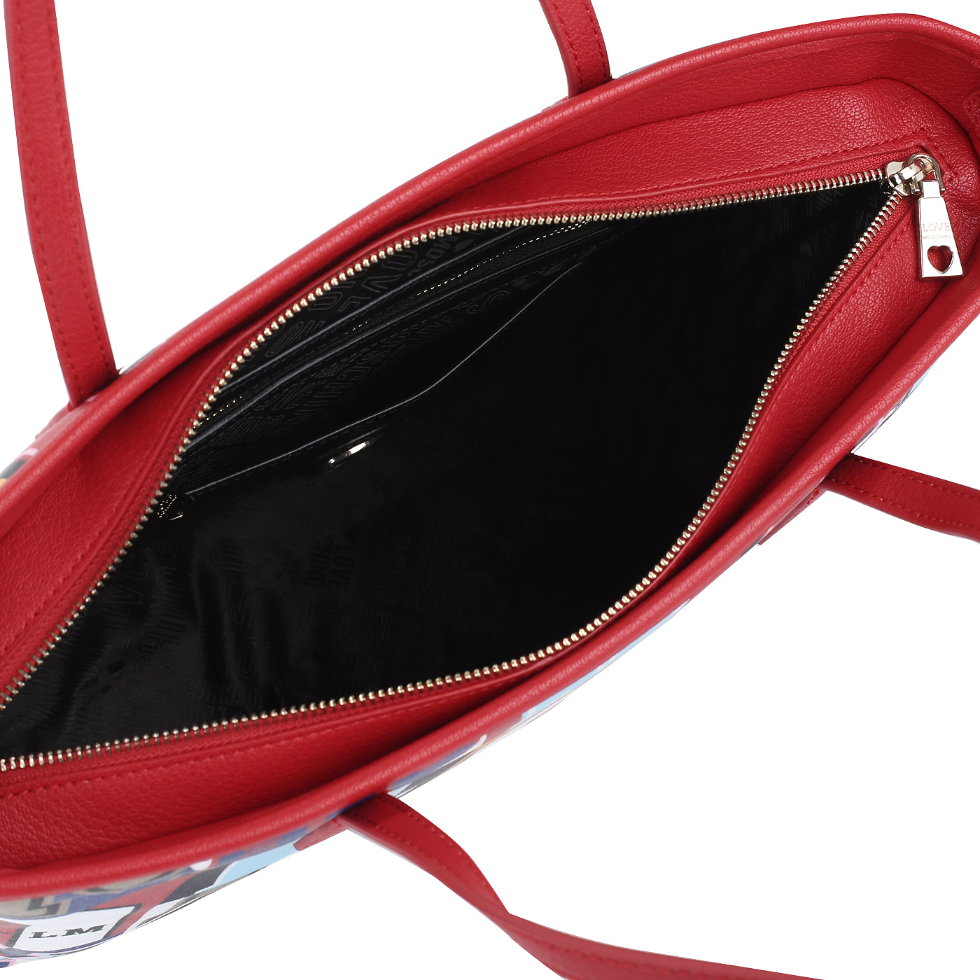 Вместительная сумка с принтом Love Moschino Graphic Alphabet