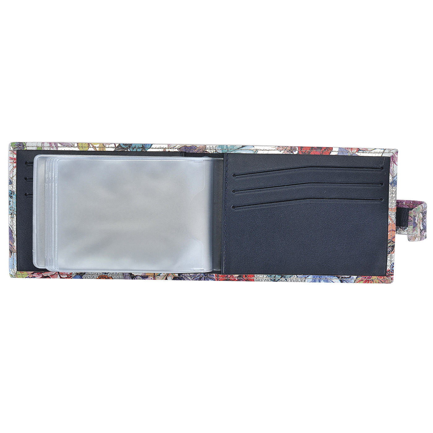 Кожаная визитница Aurelli Luna fiore