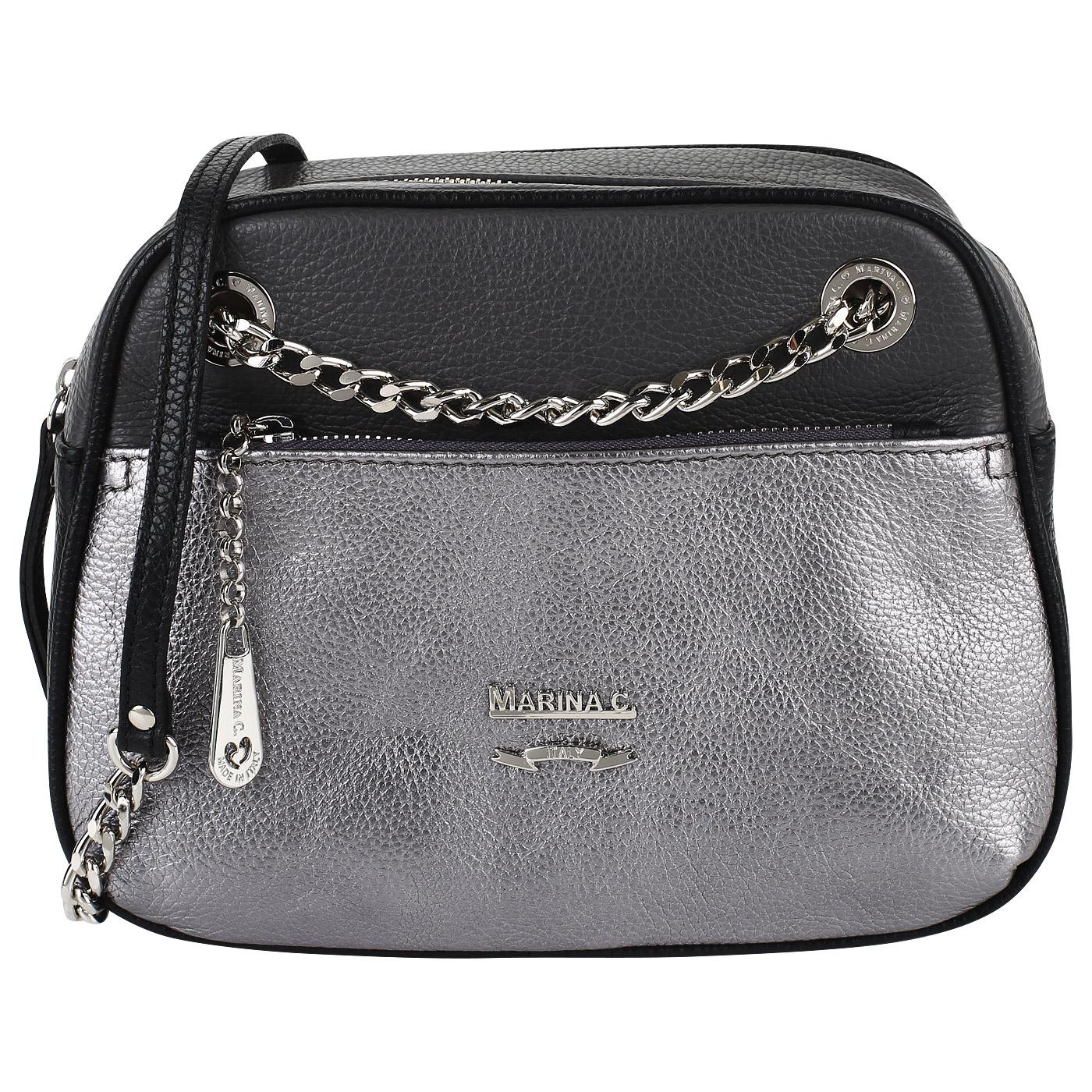 Marina Creazioni Сумочка на молнии через плечо