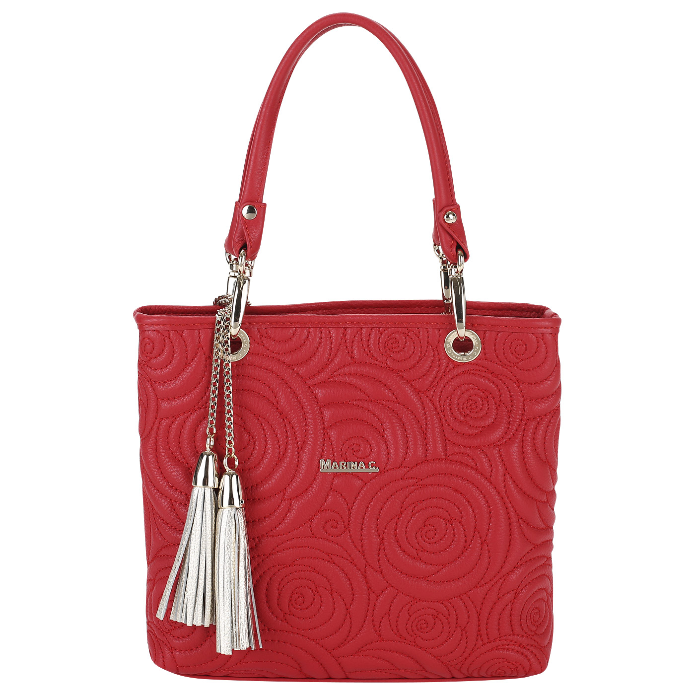 Marina Creazioni Сумка из красной кожи
