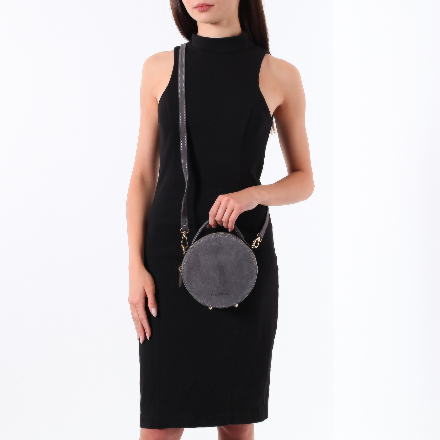 Замшевая сумочка Piumelli Mini Tamburello