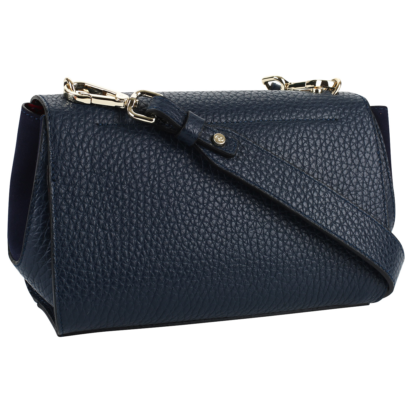 Кожаная сумочка с откидным клапаном Carlo Salvatelli Cervino