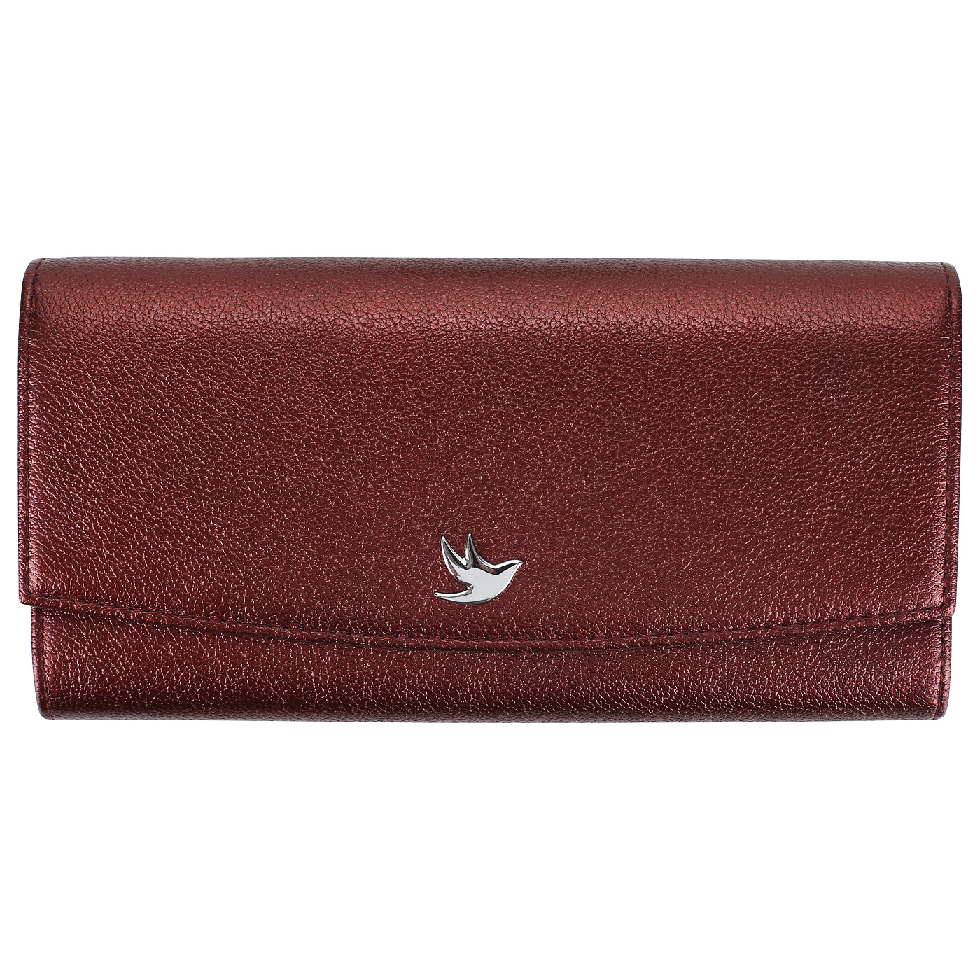 Aurelli Портмоне из бордовой кожи