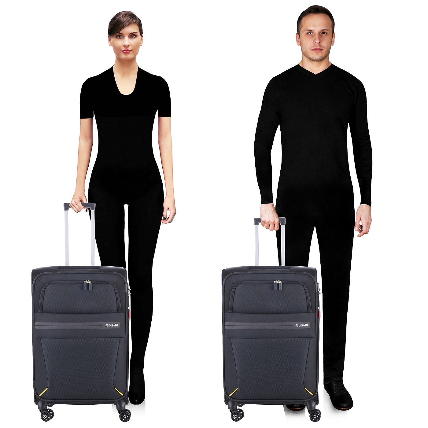 Чемодан средний M тканевый American Tourister Summer Voyager