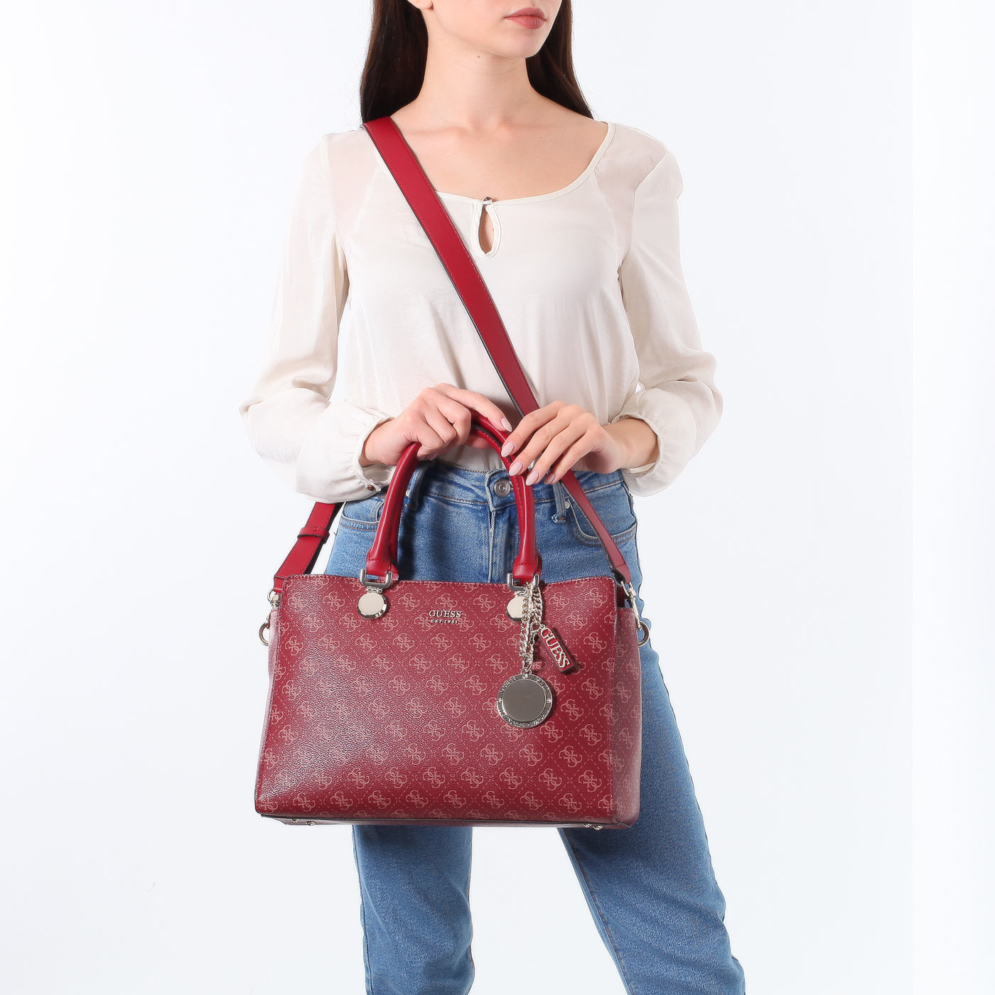 Сумка на молнии Guess Aline