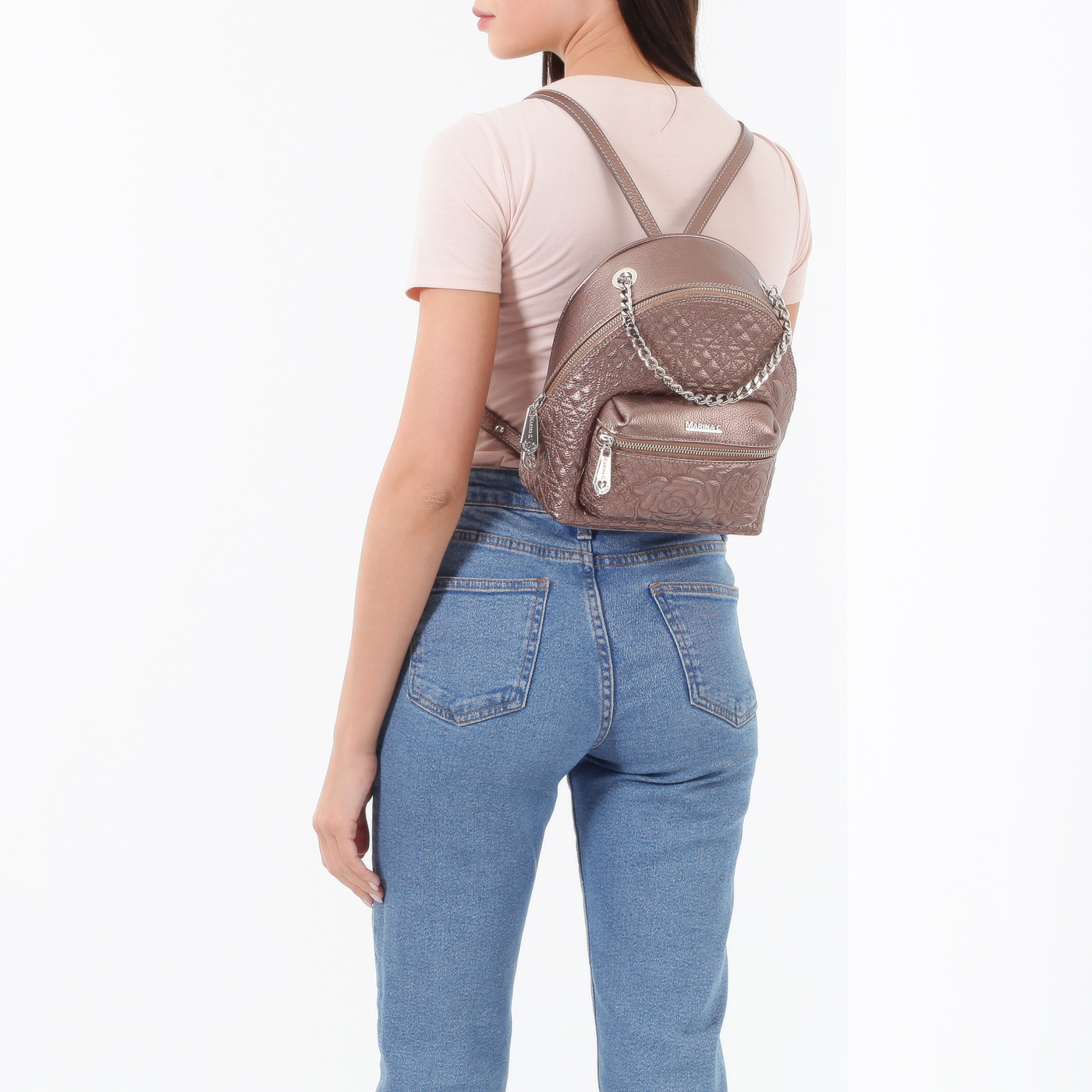 Рюкзак из натуральной кожи Marina Creazioni 