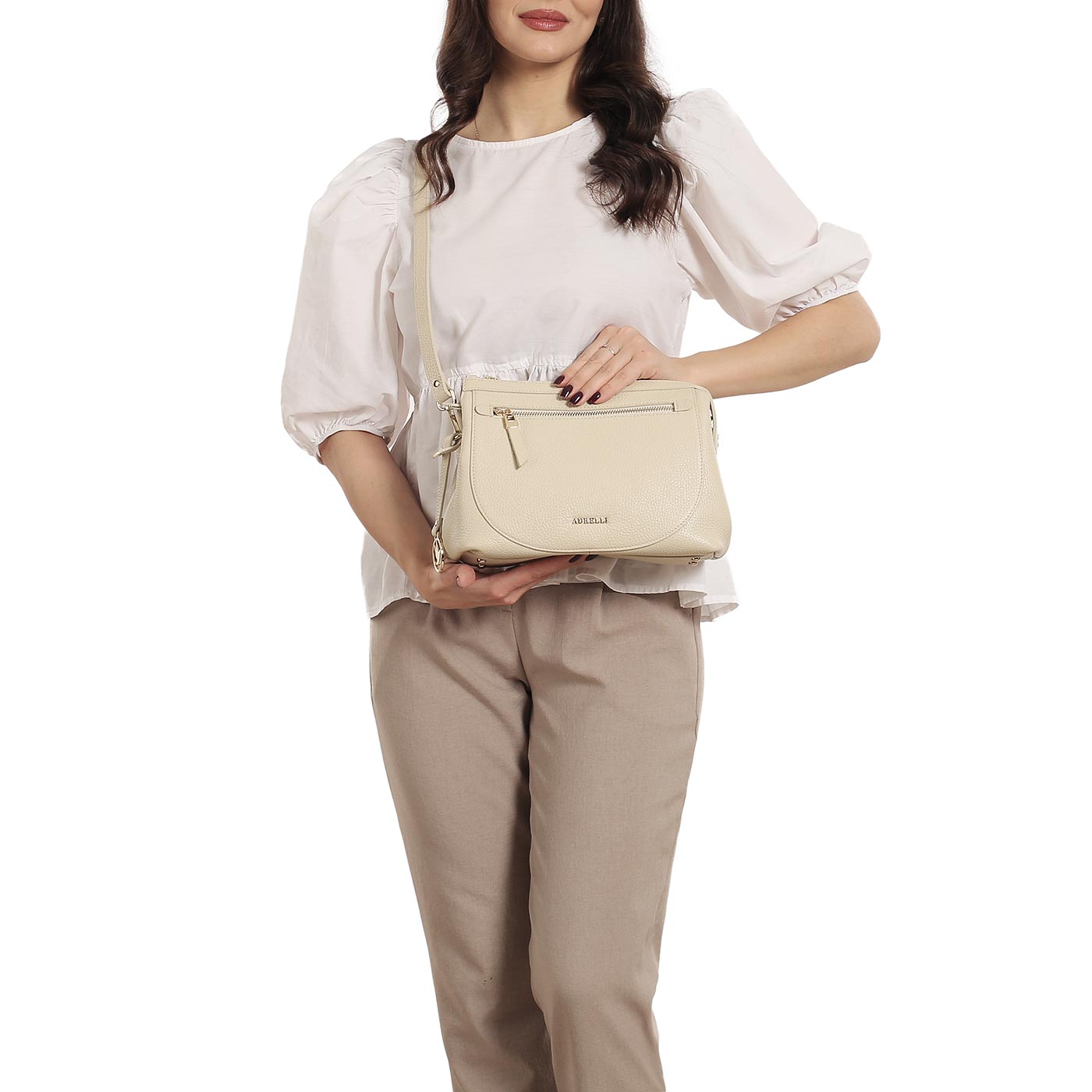 Кожаная сумка Aurelli Soft