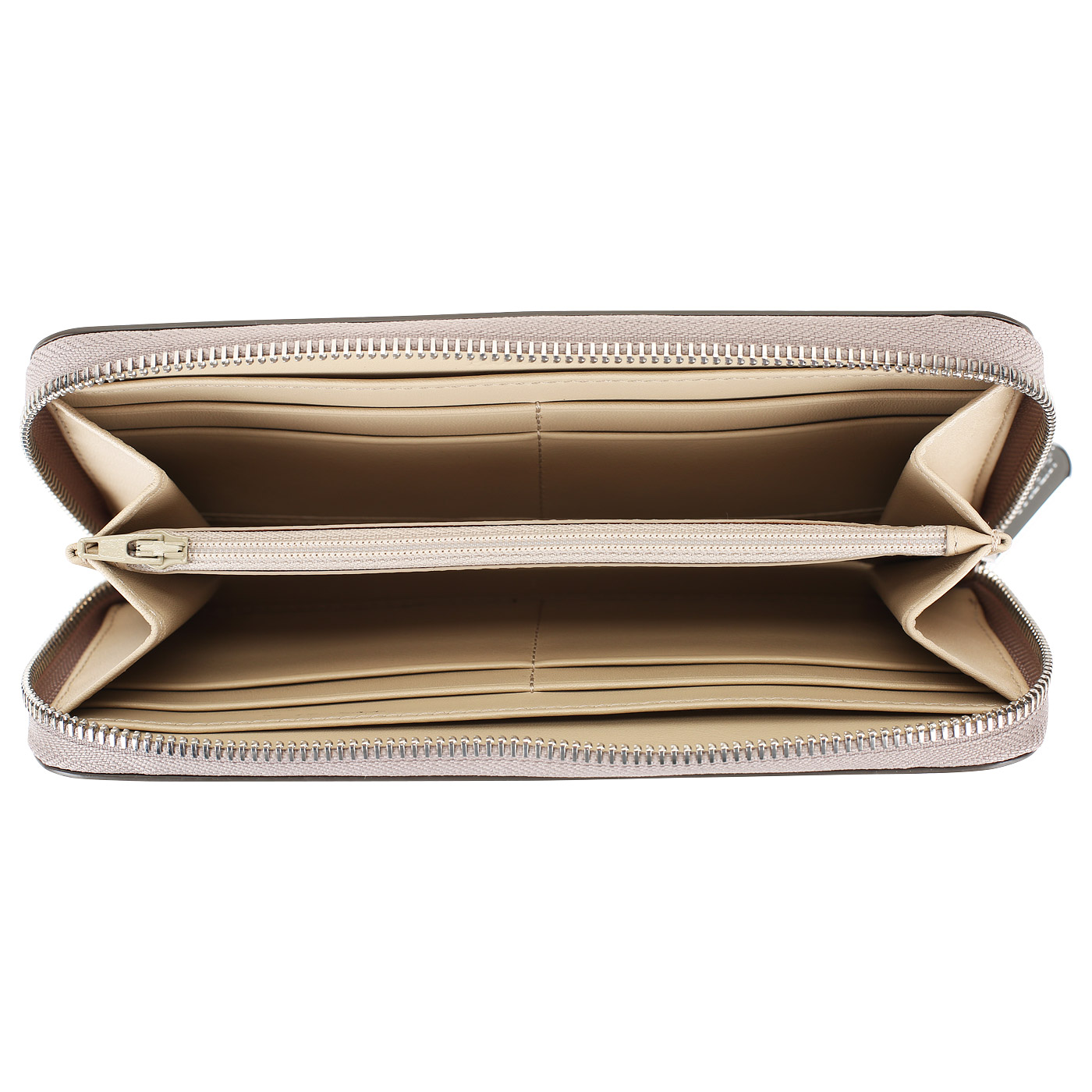 Бежевый кошелек с принтом Aurelli Luna tropico