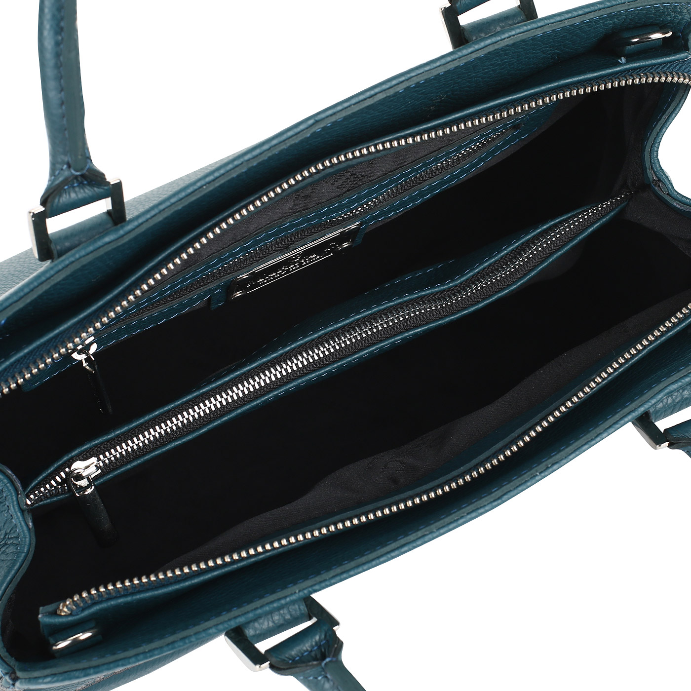 Кожаная сумка с вышивкой Marina Creazioni 