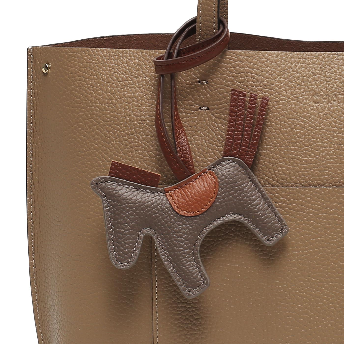 Кожаный брелок Chatte Marseille