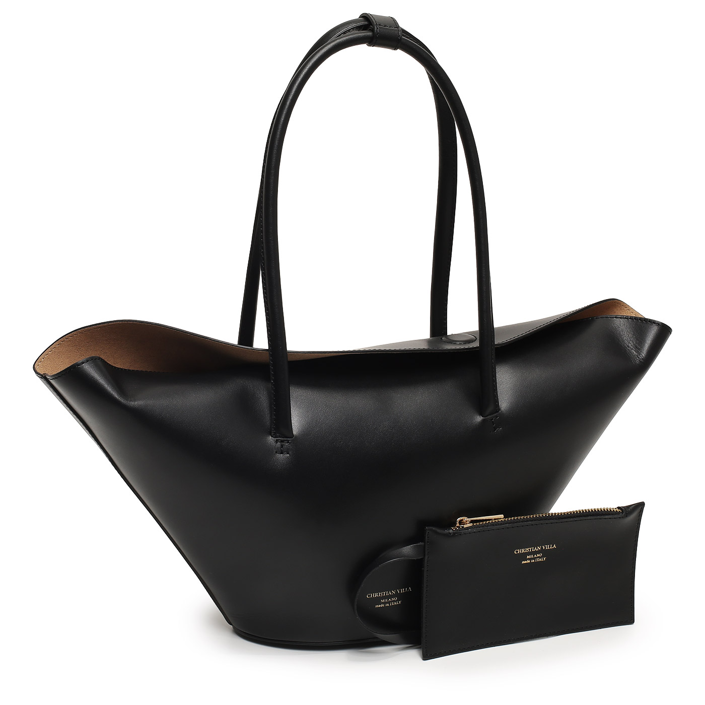 Кожаная сумка Christian Villa Hero