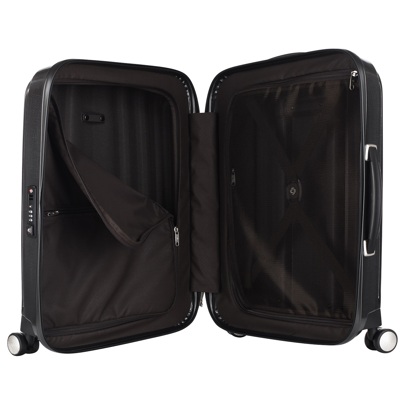 Чемодан для ручной клади из материала Curv Samsonite Lite-Cube