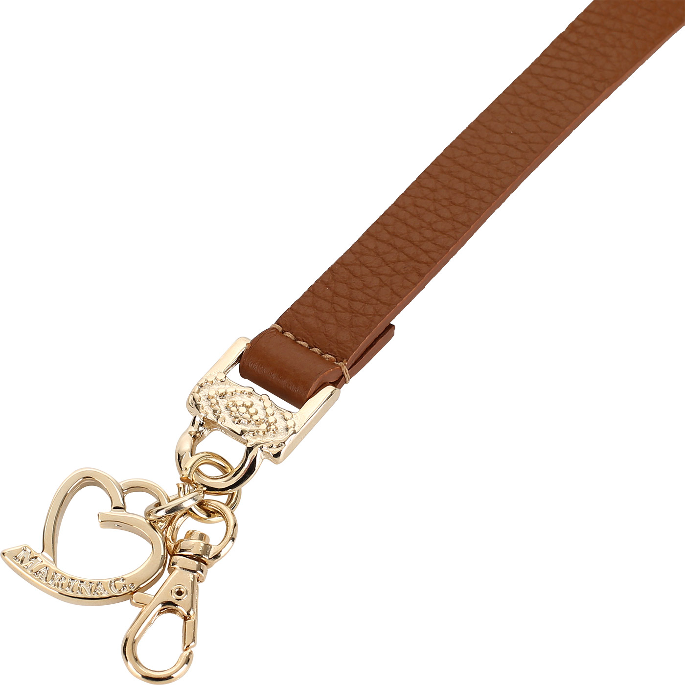 Кожаный ремень с цепочкой Marina Creazioni 