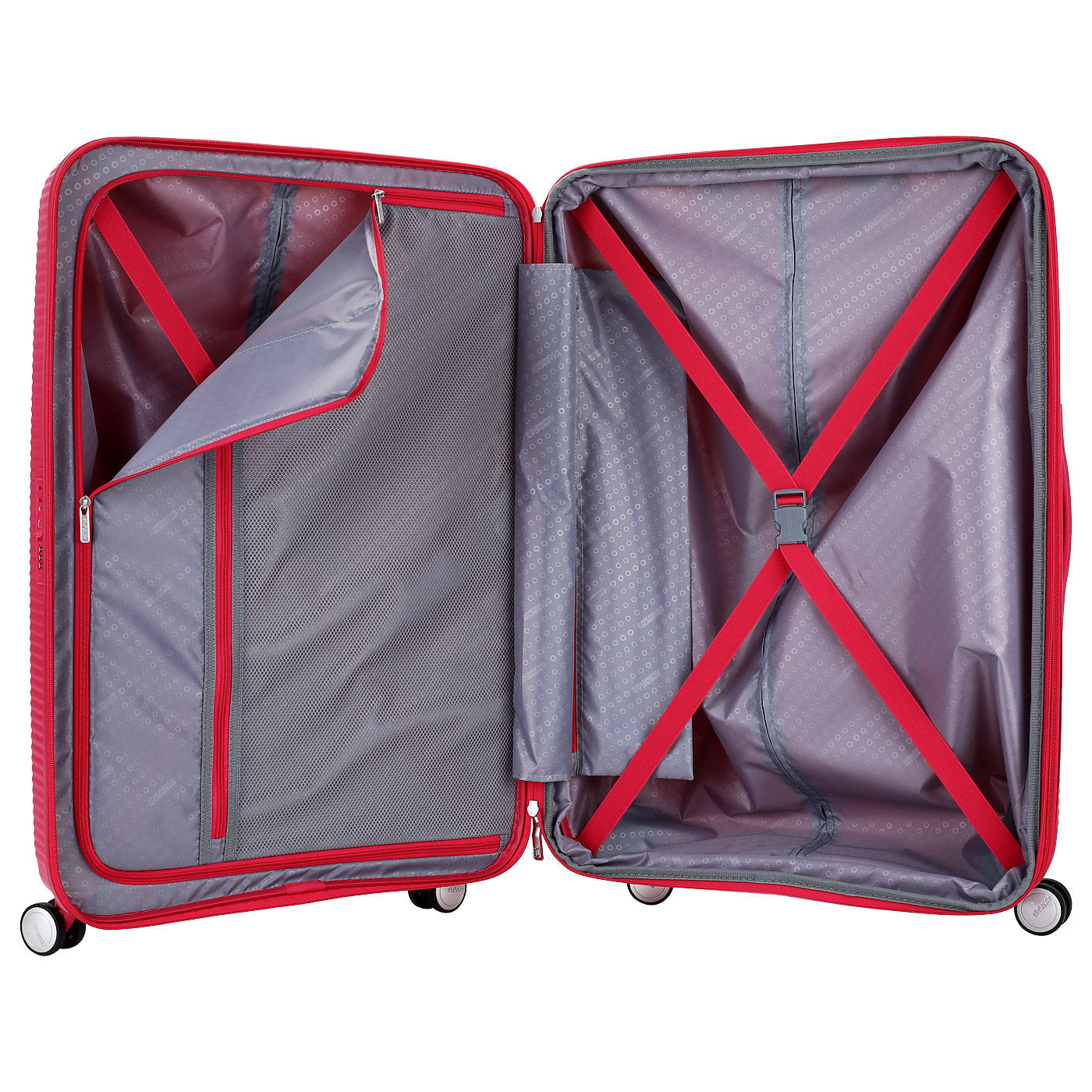 Чемодан большой L из полипропилена с кодовым замком American Tourister Soundbox