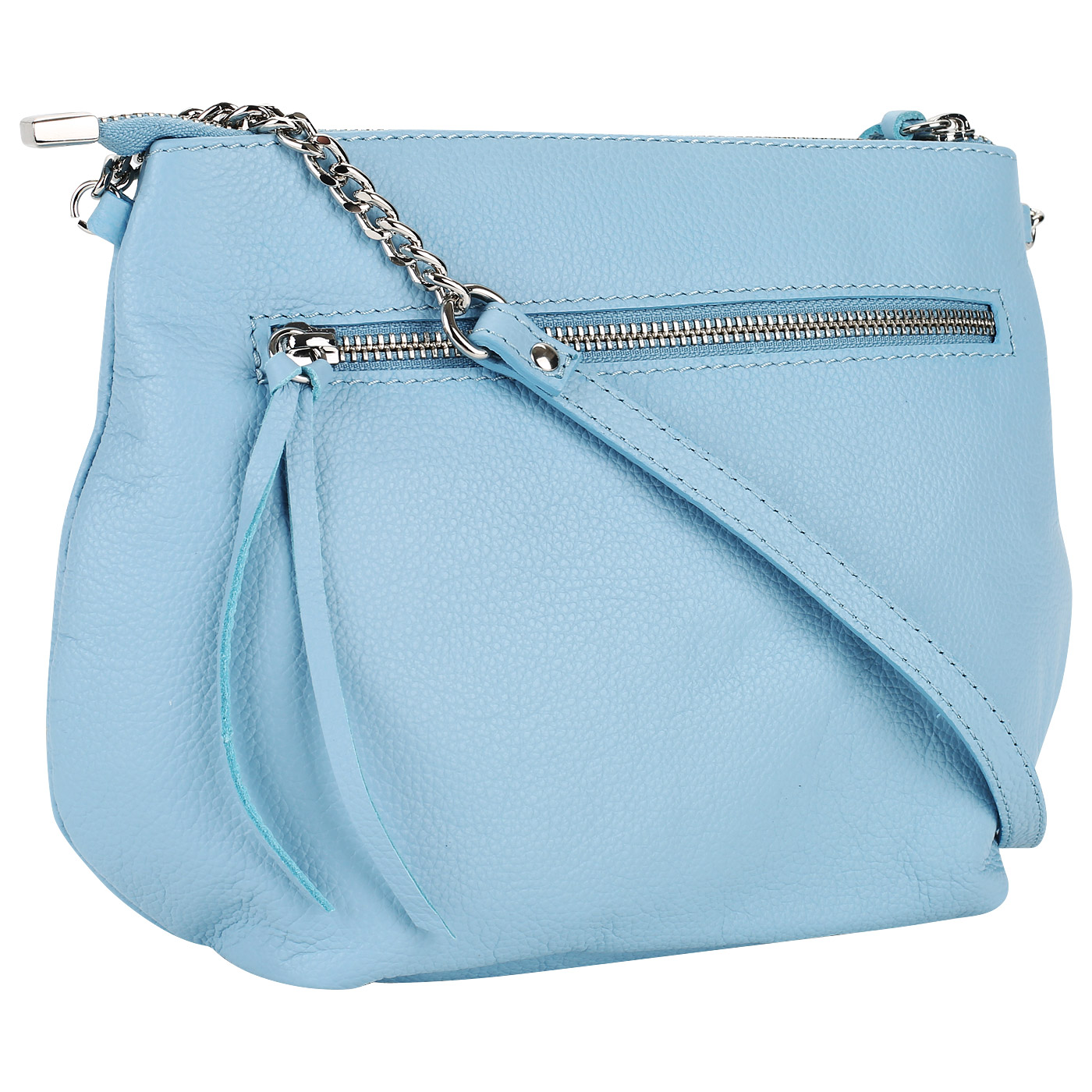 Женская кожаная сумочка с клепками Marina Creazioni 