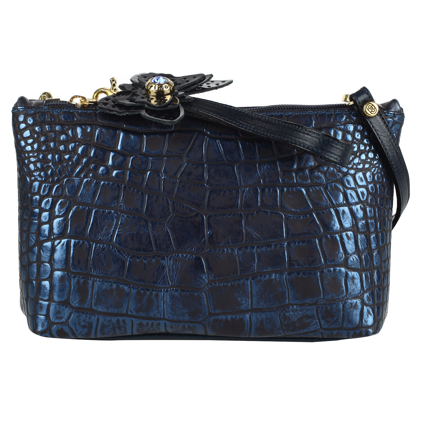 Marino Orlandi Сумочка с отделкой под крокодиловую кожу