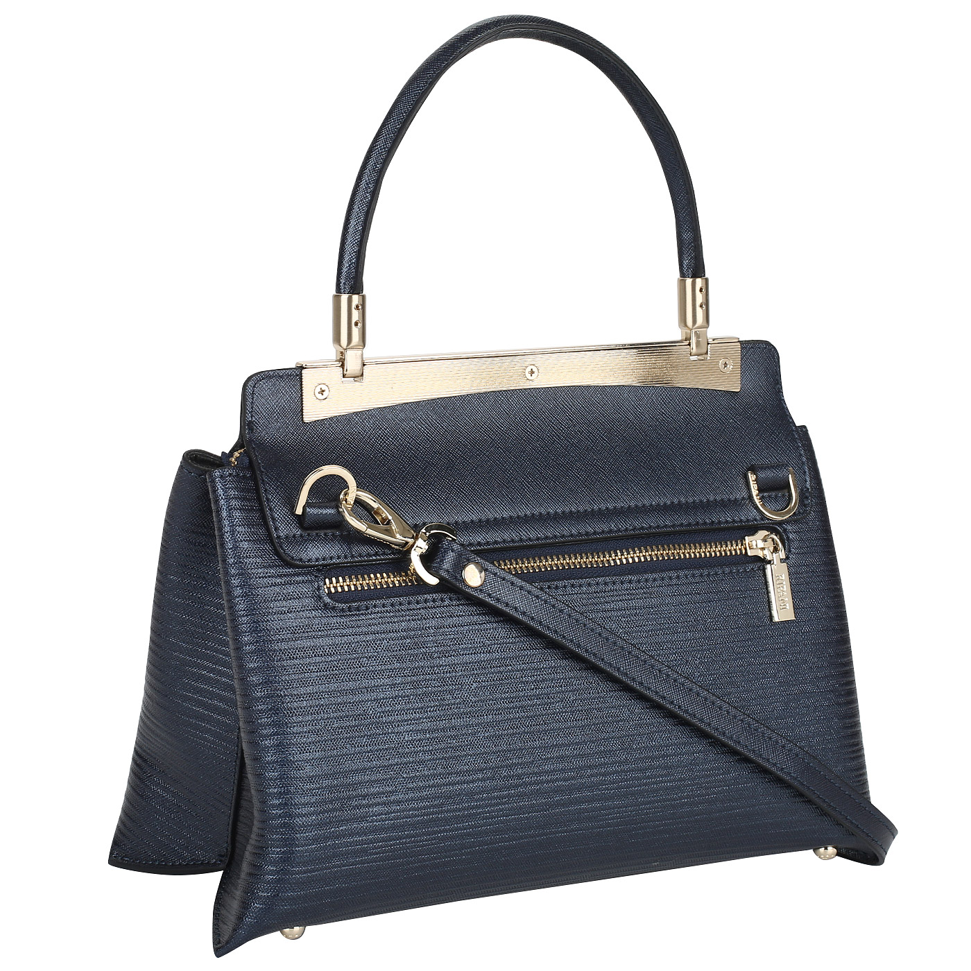 Сафьяновая сумка с откидным клапаном Ripani Calatea