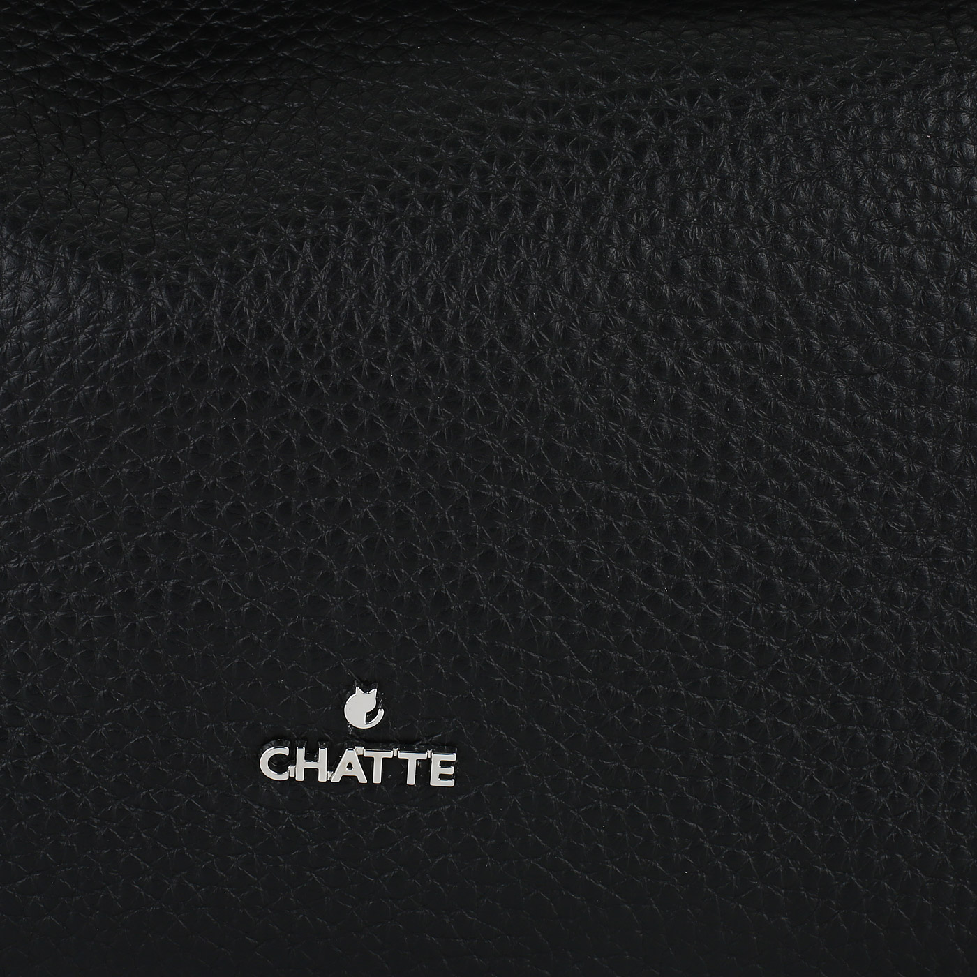 Черная кожаная сумка Chatte 