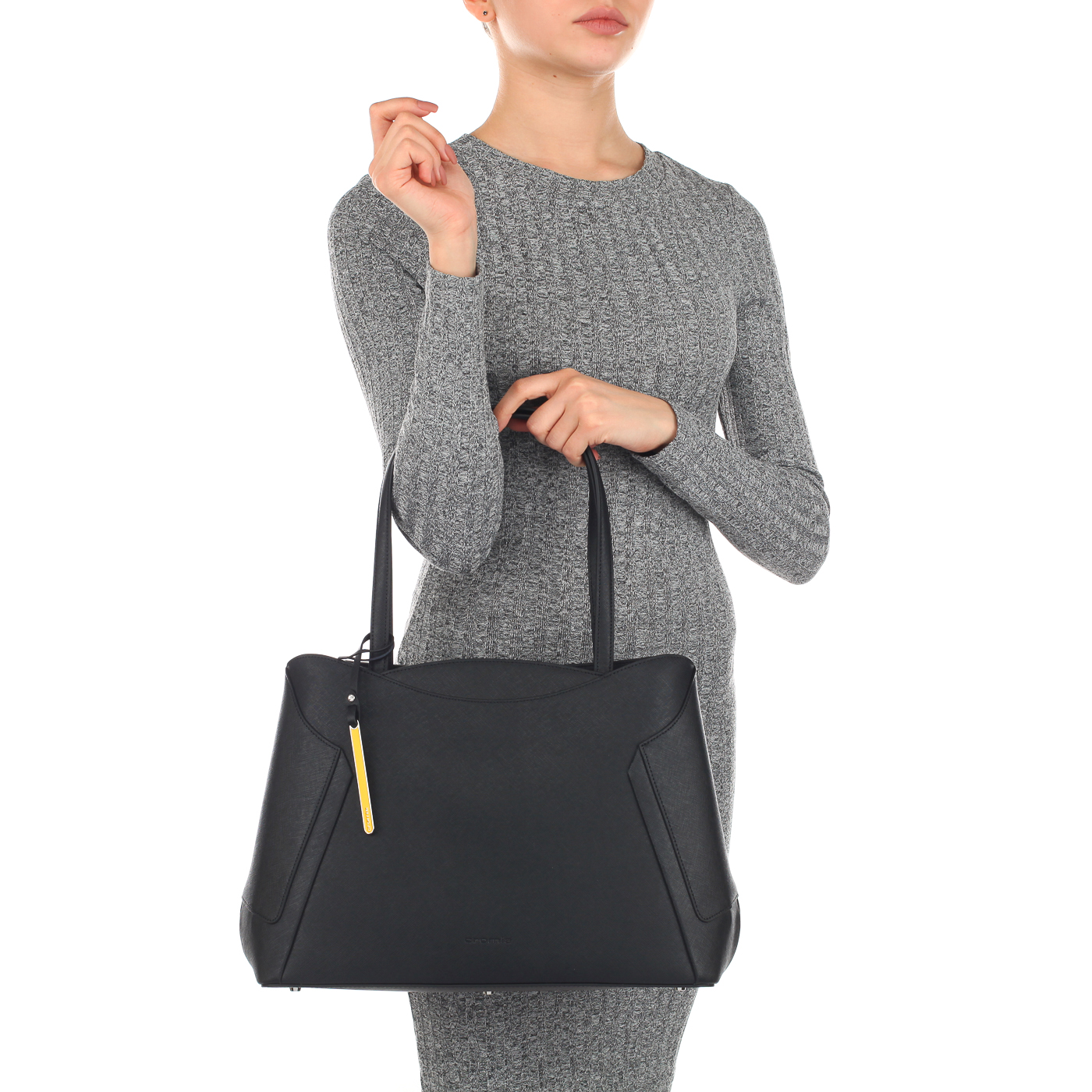 Женская кожаная сумка с длинными ручками Cromia Wisper