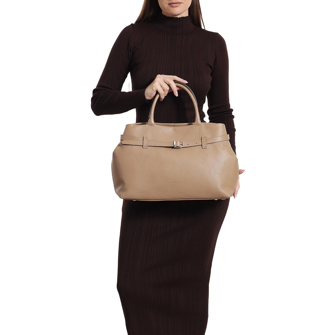 Кожаная сумка Chatte Marseille