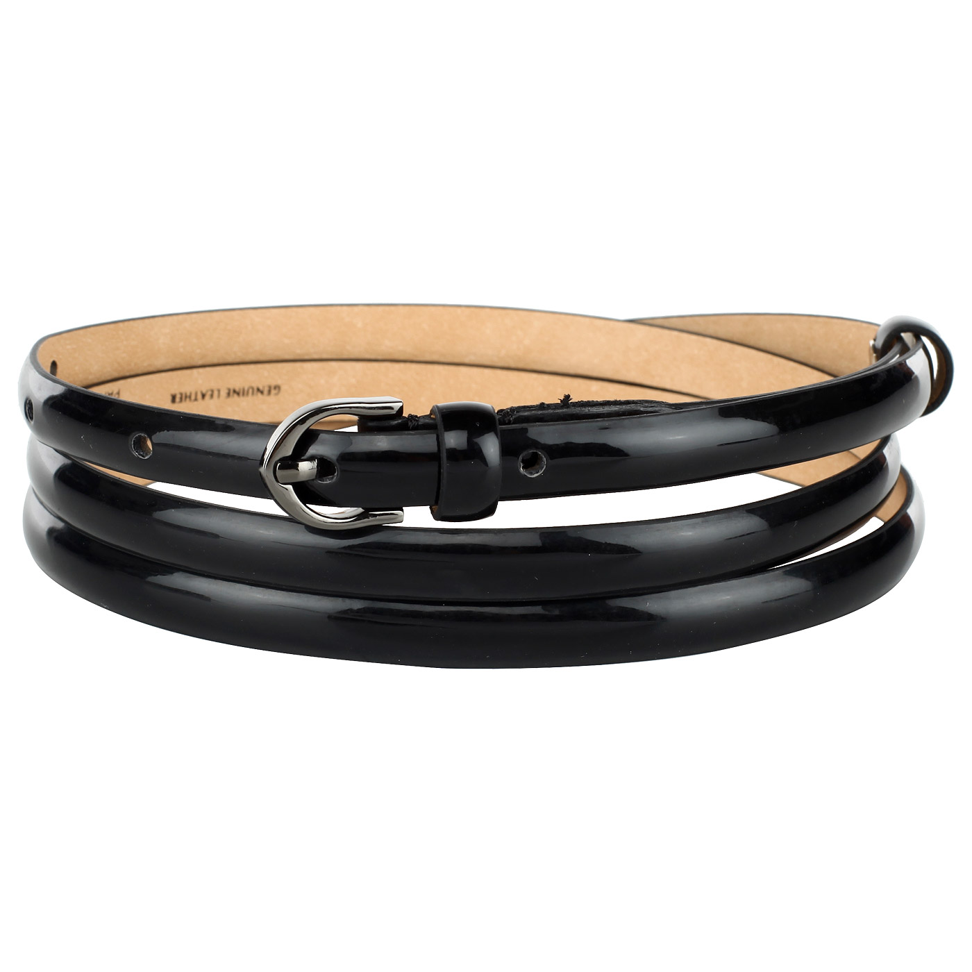 Chatte Женский лакированный ремень из натуральной кожи