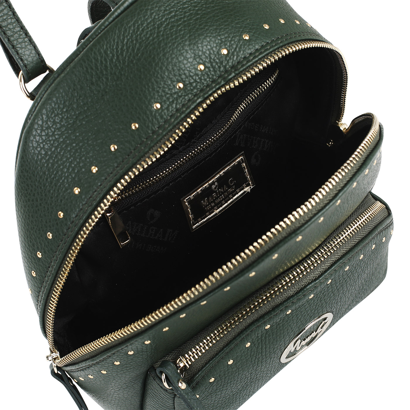 Рюкзак из зернистой кожи Marina Creazioni 